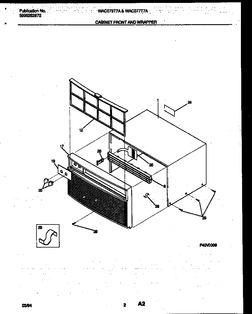 02 - CABINET FRONT AND WRAPPER