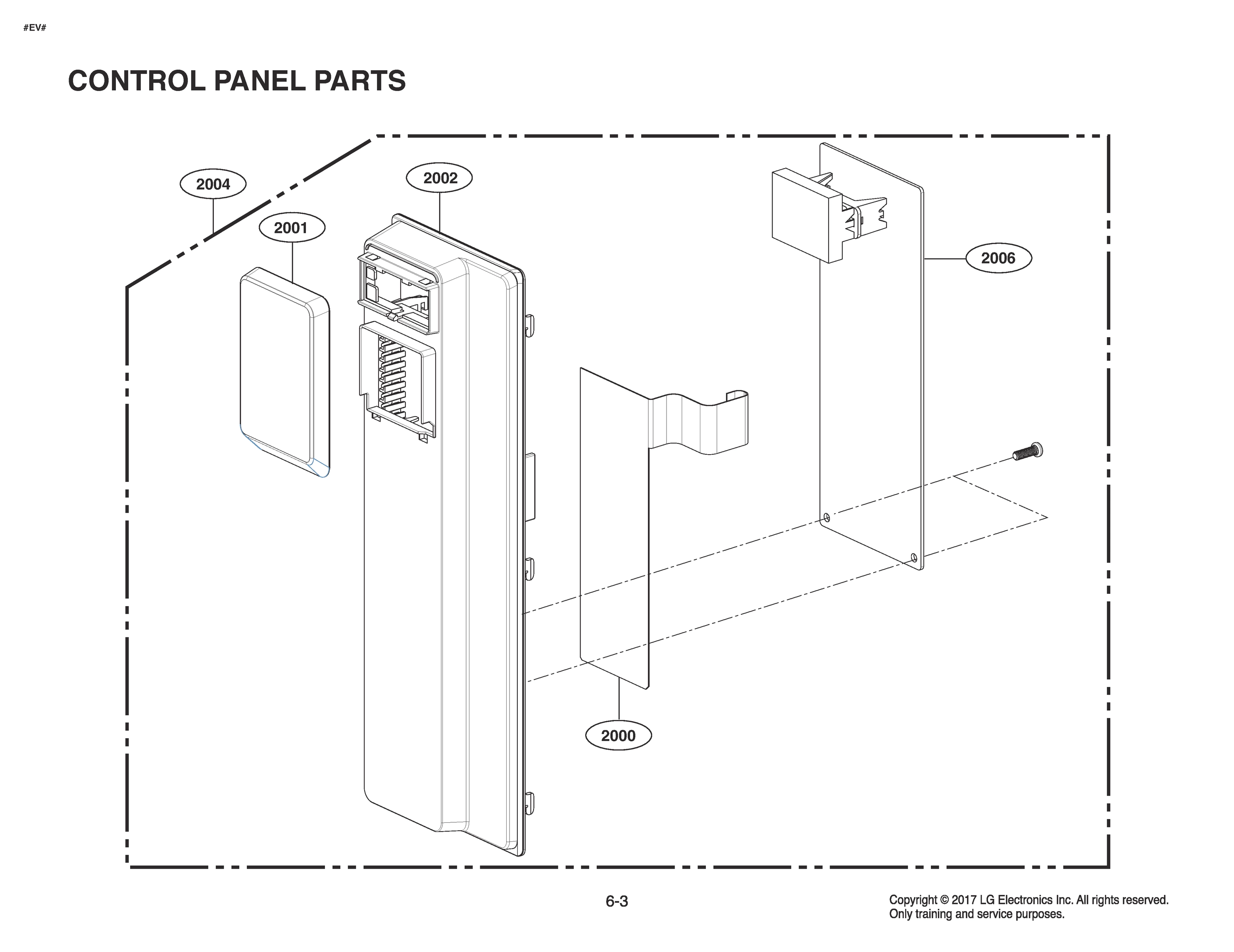 CONTROL PANEL PARTS