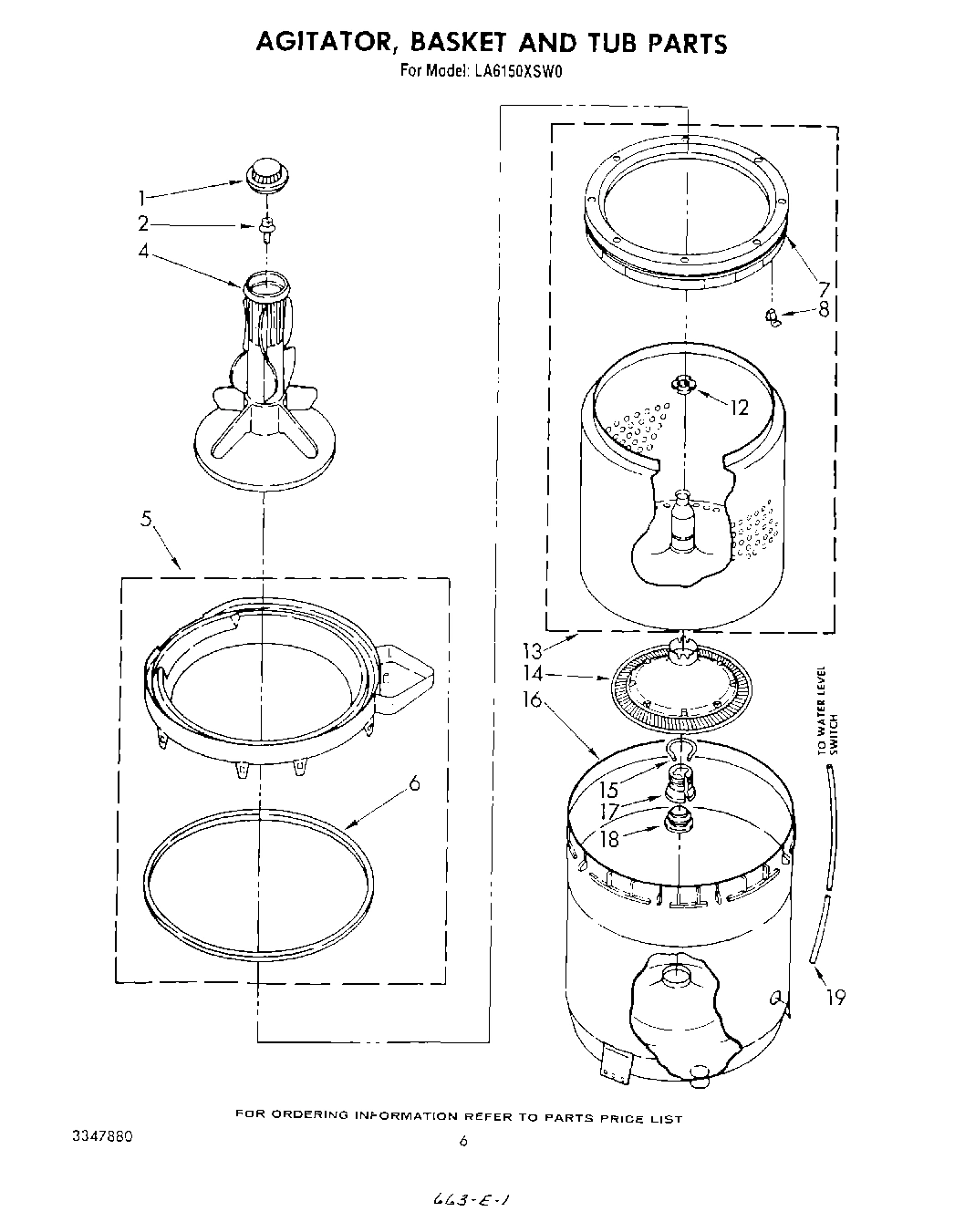05 - AGITATOR, BASKET AND TUB