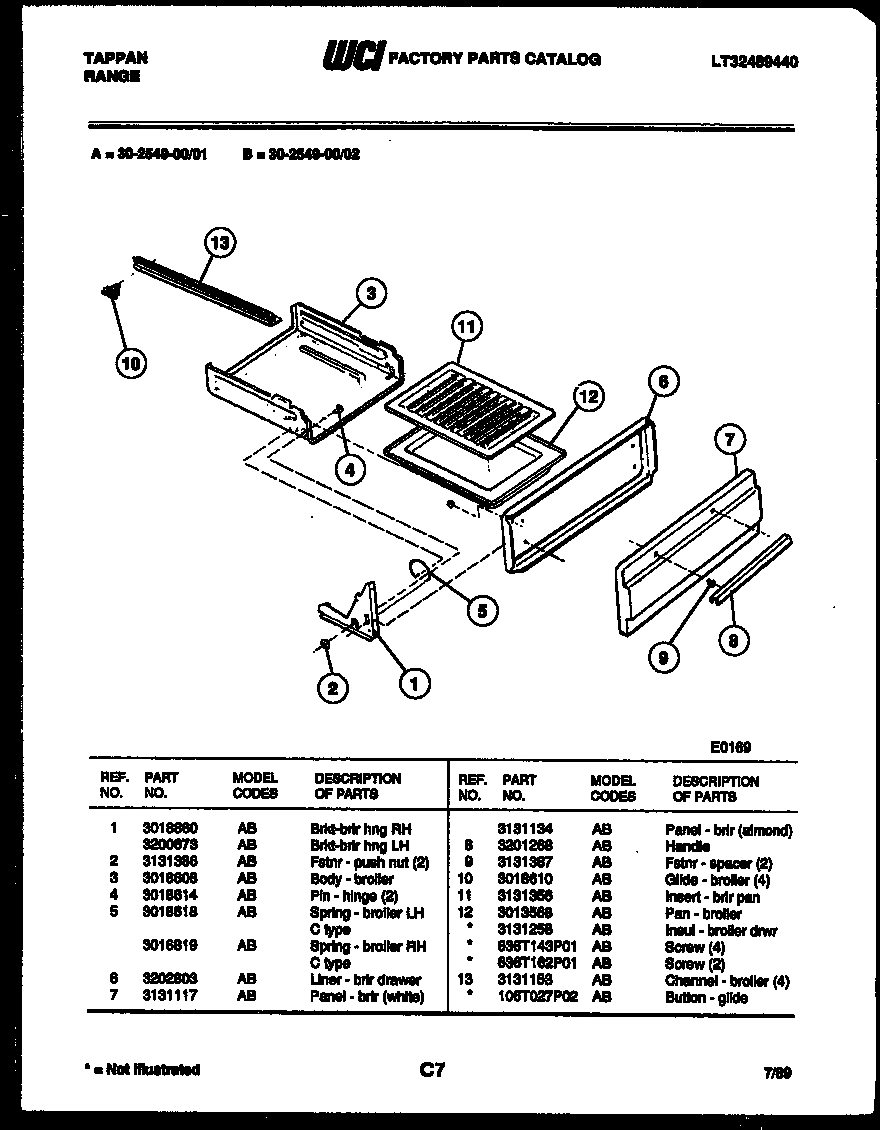 04 - BROILER DRAWER PARTS