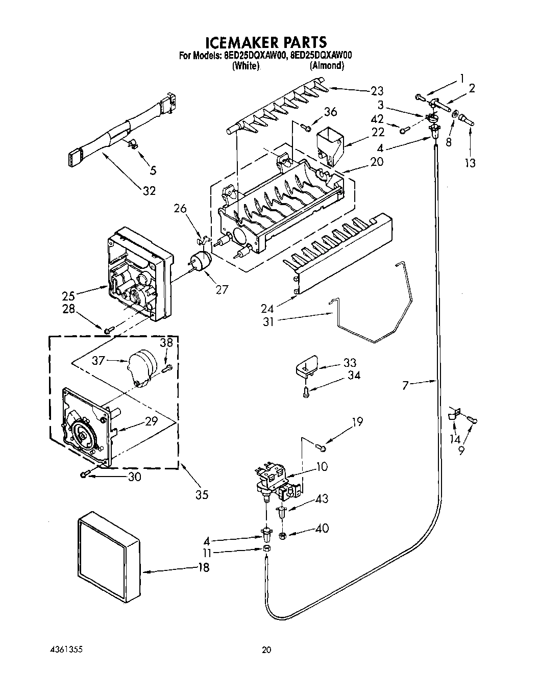 13 - ICEMAKER, LIT/OPTIONAL