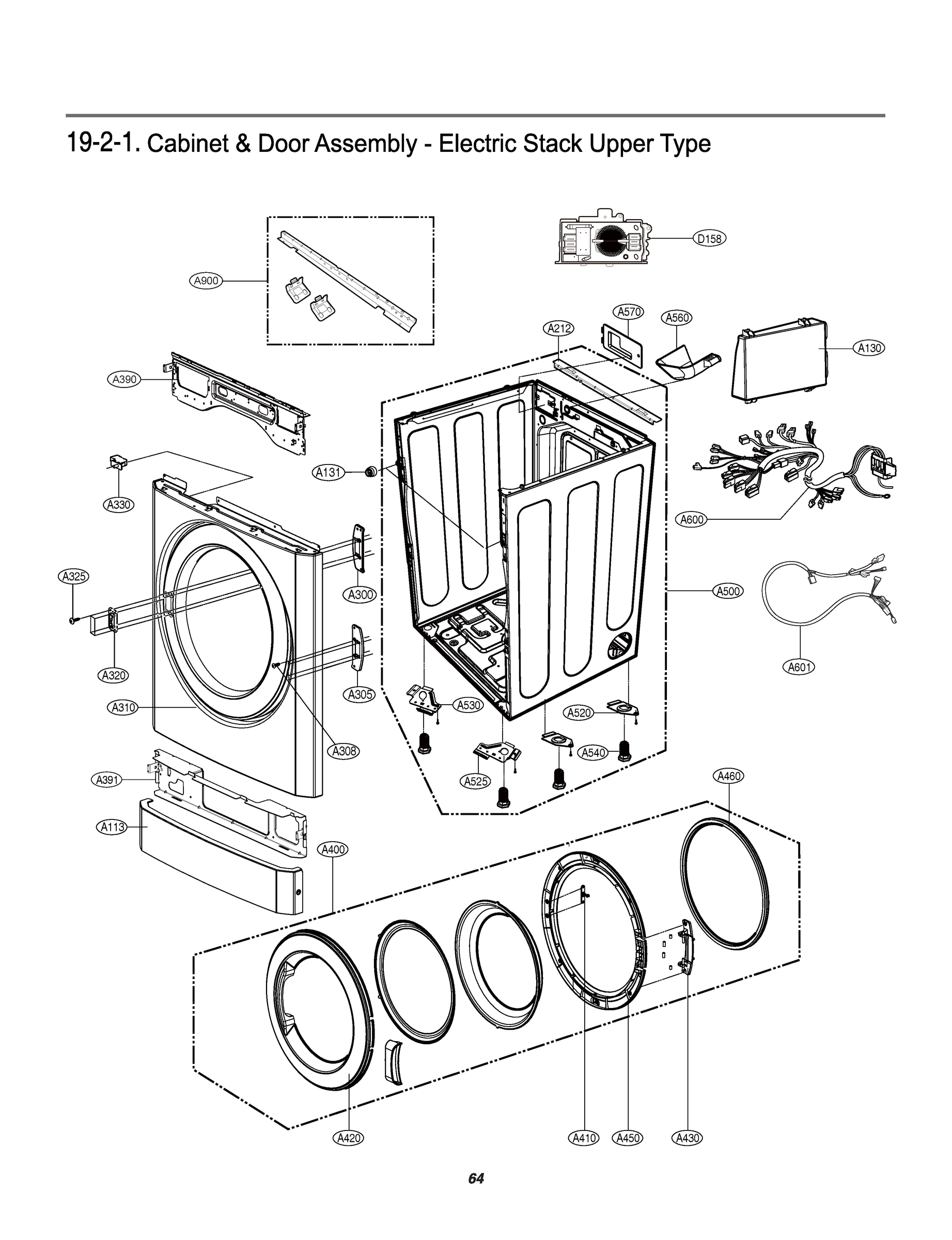 CABINET & DOOR ASSEMBLY