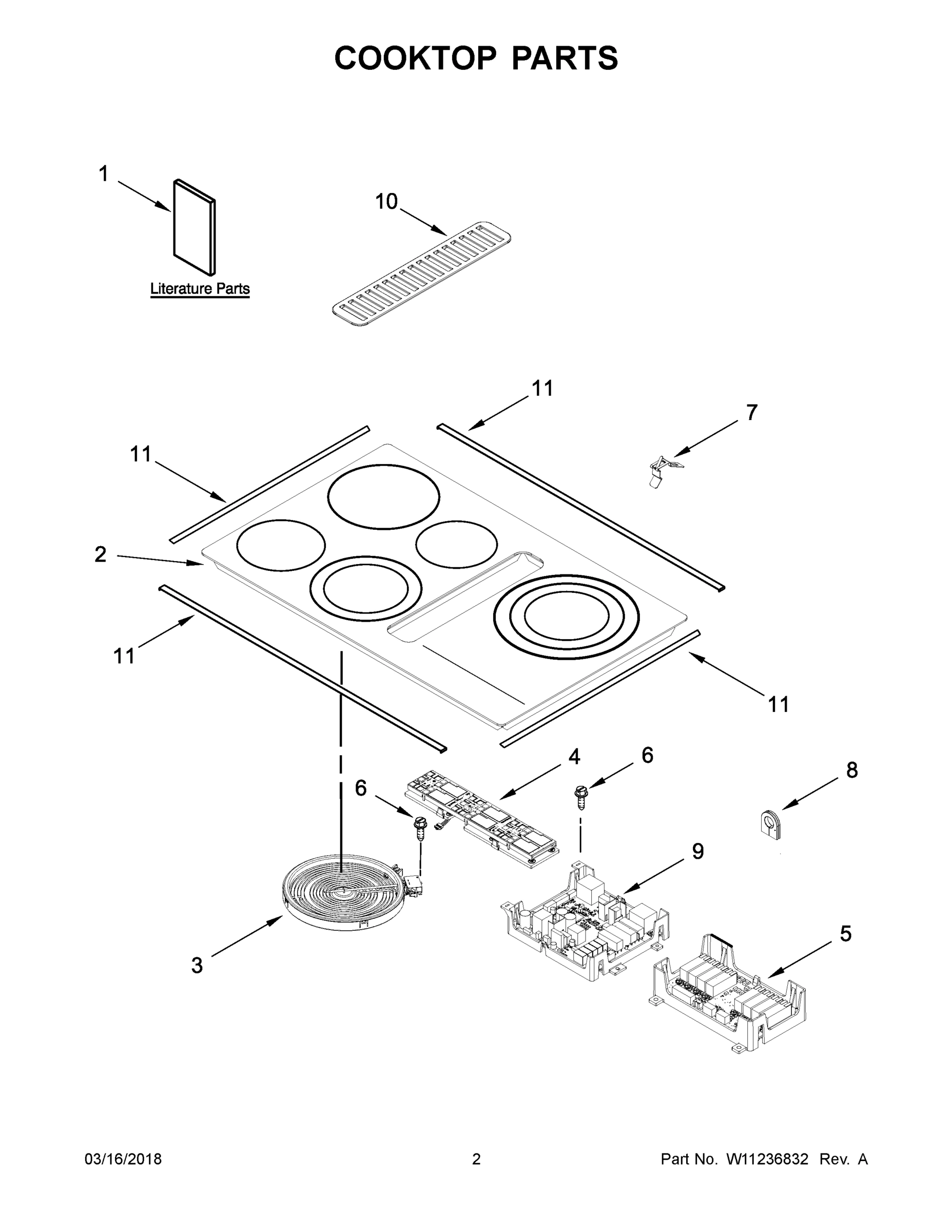 02 - COOKTOP PARTS