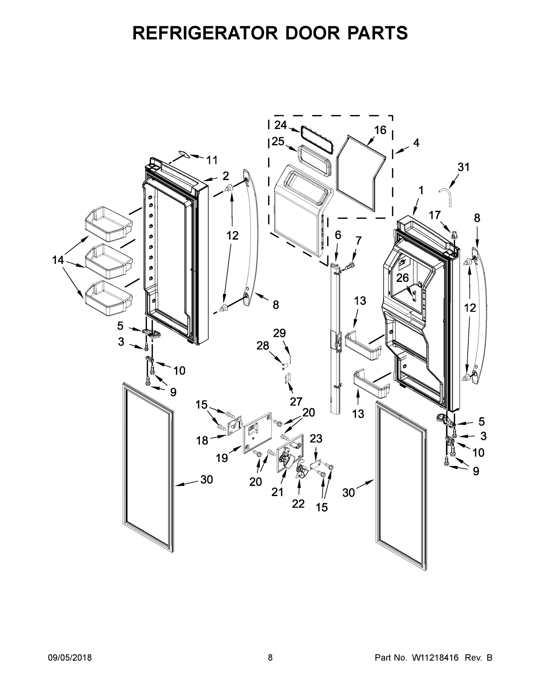 05 - REFRIGERATOR DOOR PARTS
