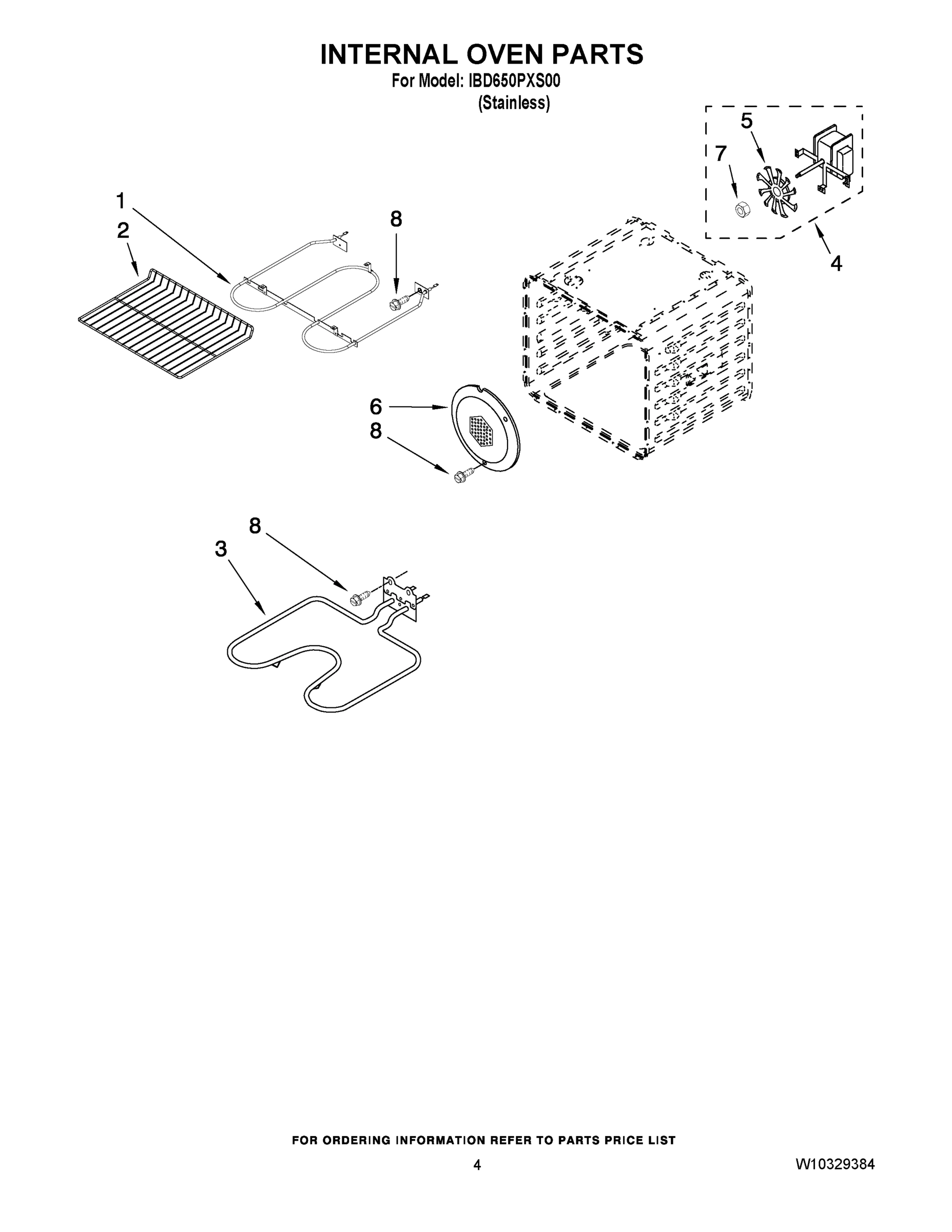 03 - INTERNAL OVEN PARTS