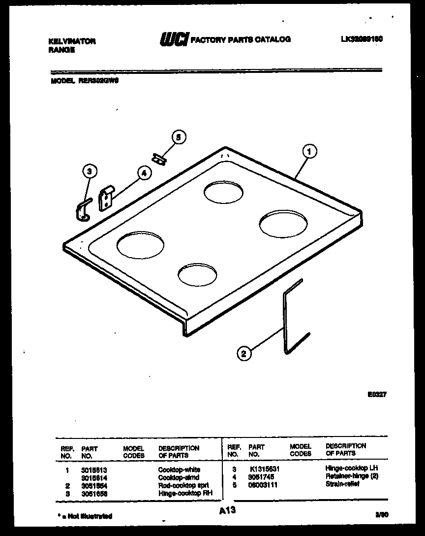 03 - COOKTOP PARTS