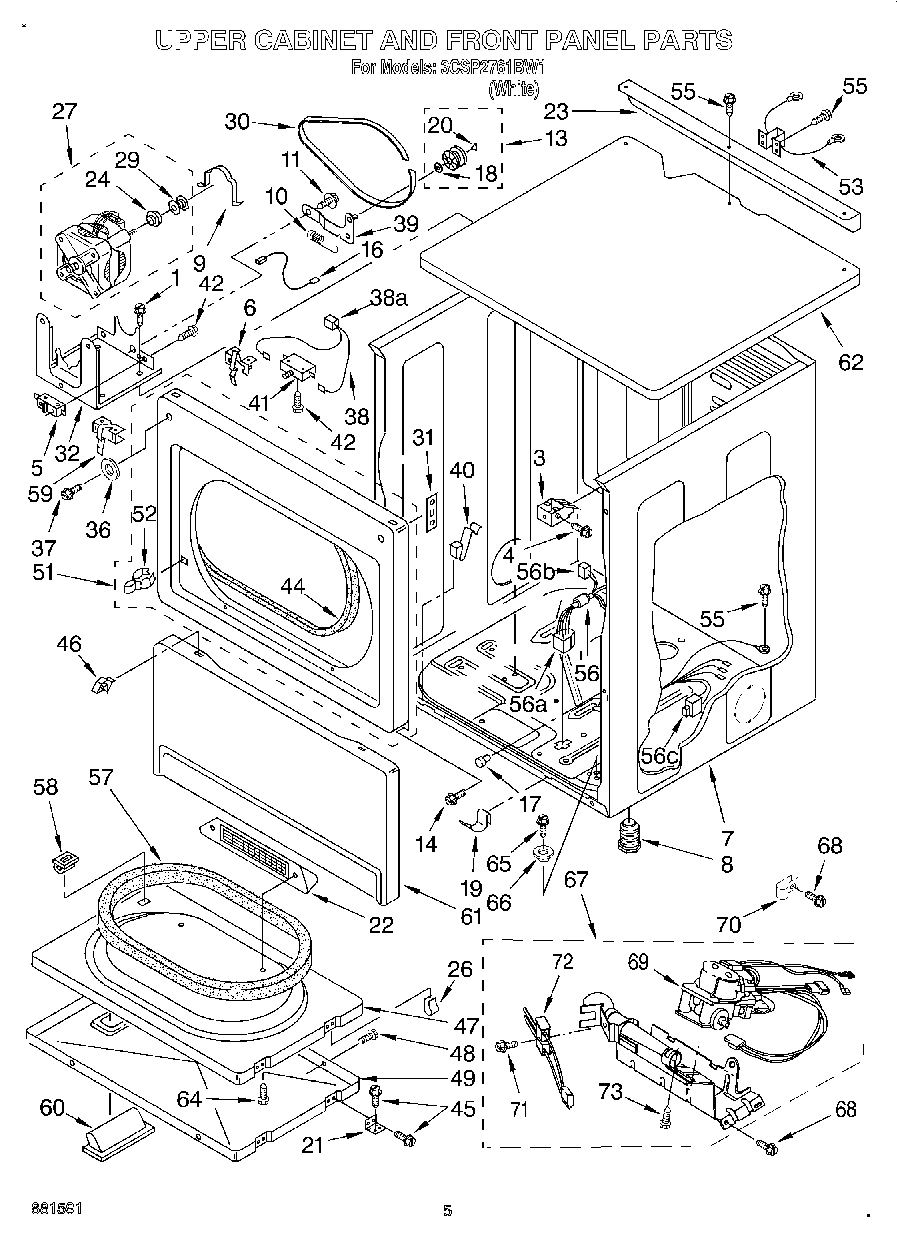 04 - UPPER CABINET AND FRONT PANEL