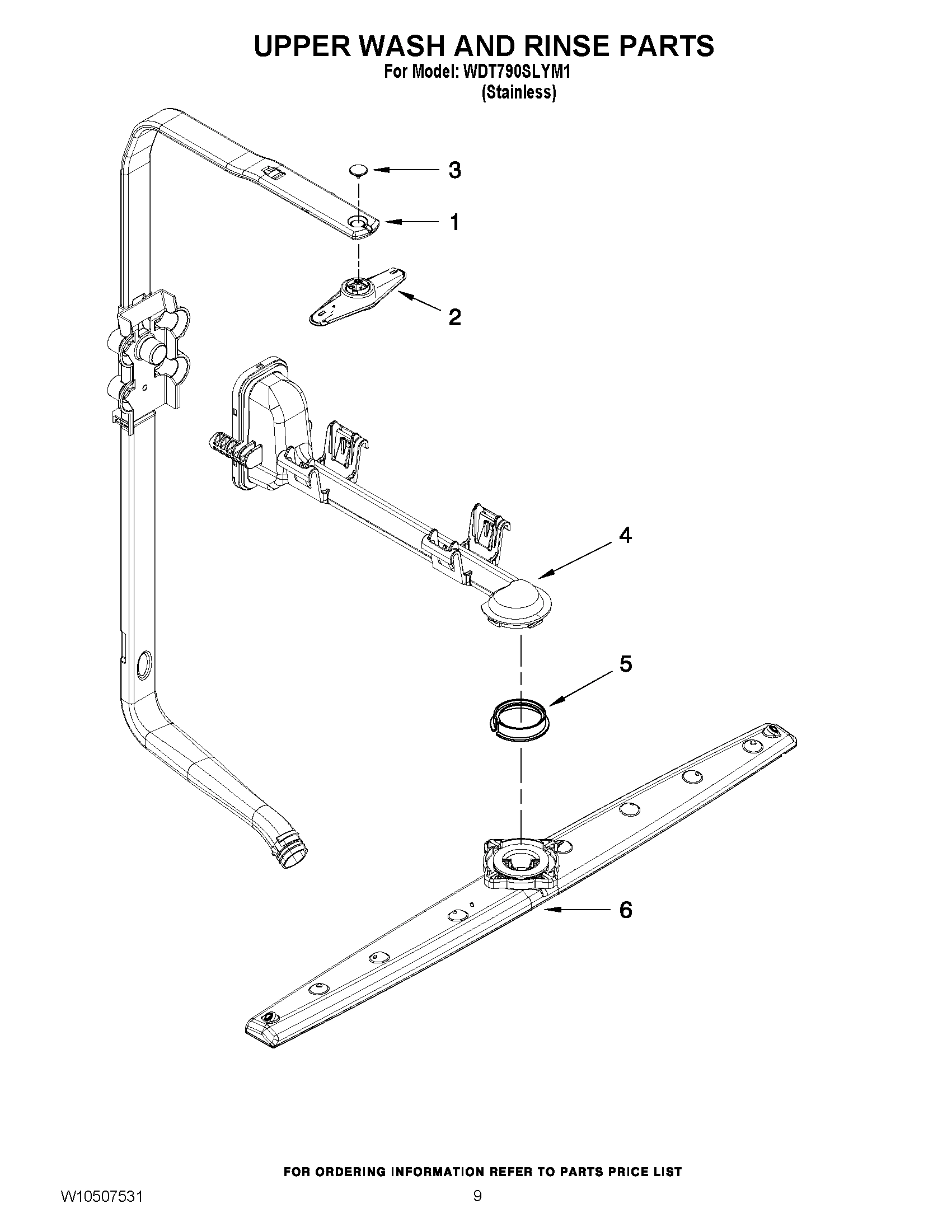 07 - UPPER WASH AND RINSE PARTS