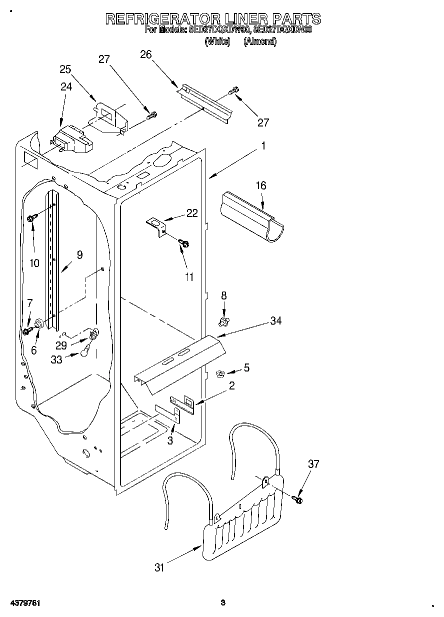 02 - REFRIGERATOR LINER