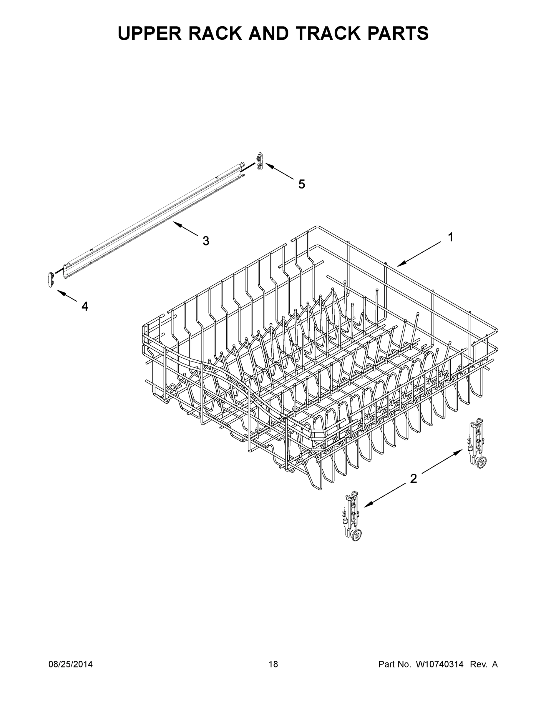 10 - UPPER RACK AND TRACK PARTS