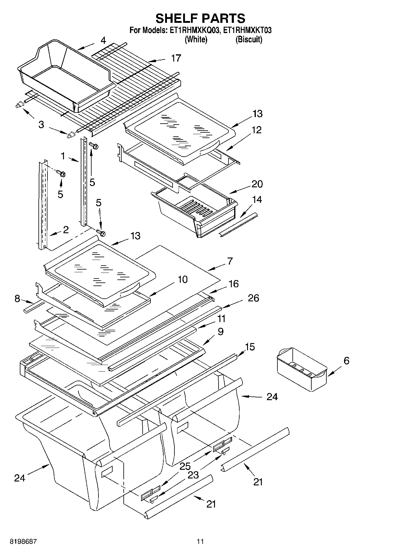 06 - SHELF PARTS, OPTIONAL PARTS