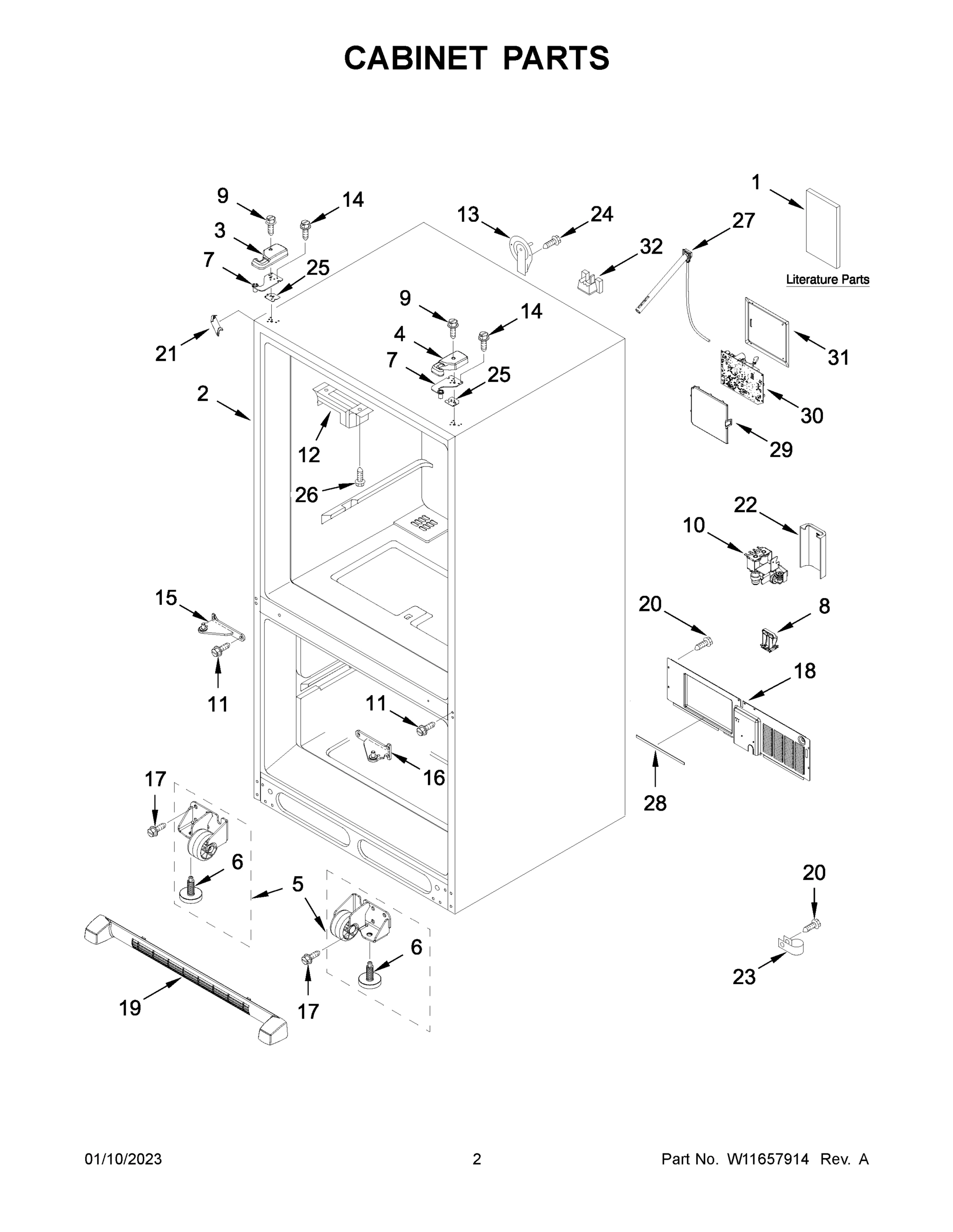 02 - CABINET PARTS