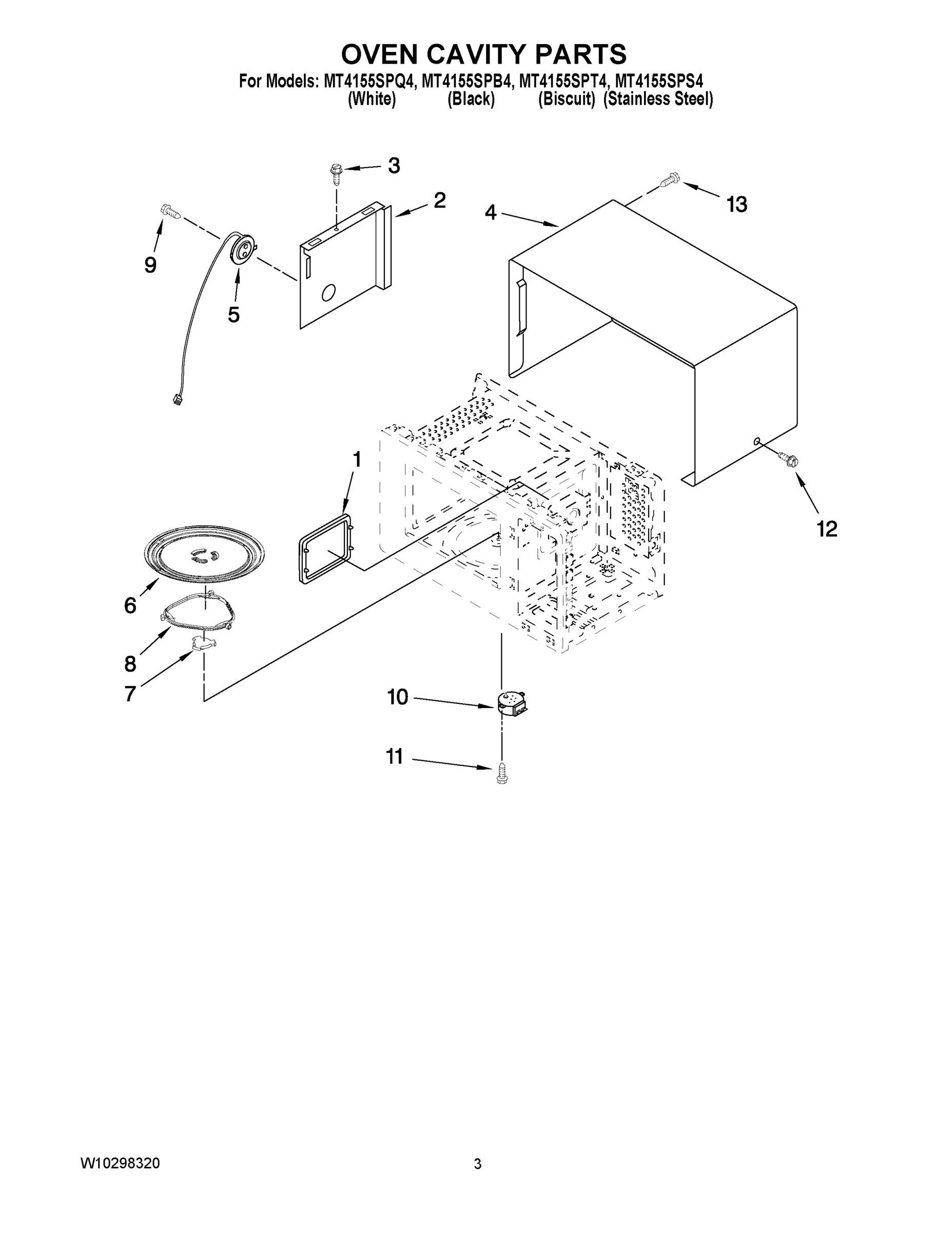 03 - OVEN CAVITY PARTS