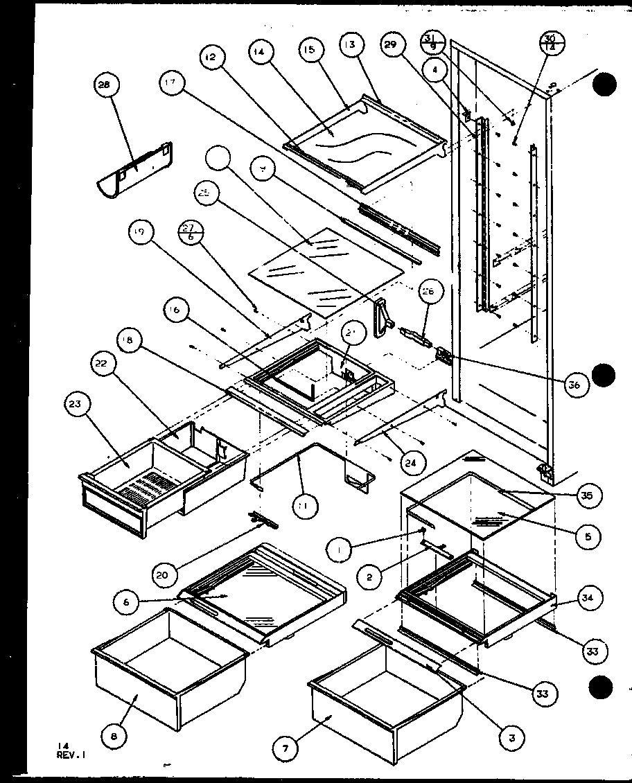 10 - REF SHELVING AND DRAWERS