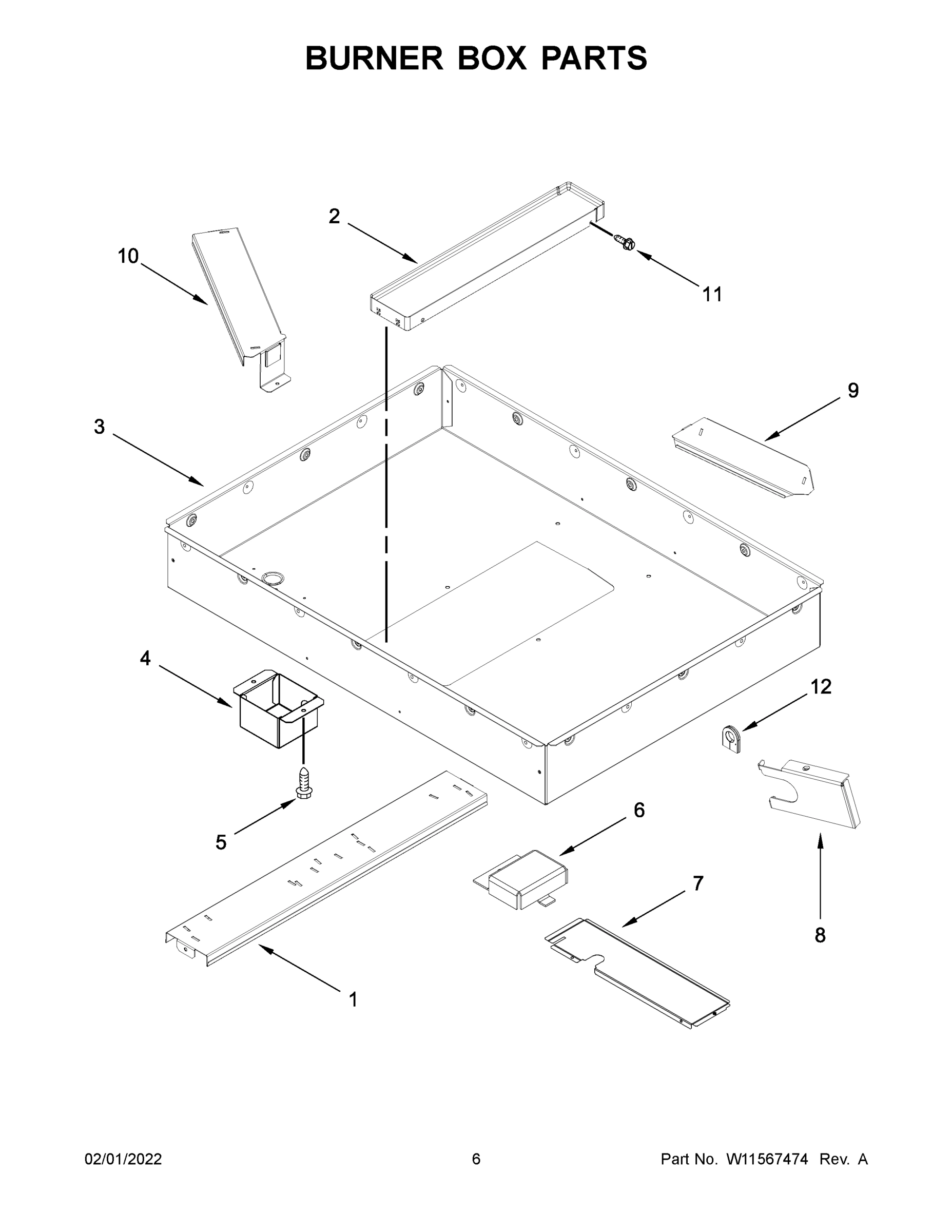04 - BURNER BOX PARTS