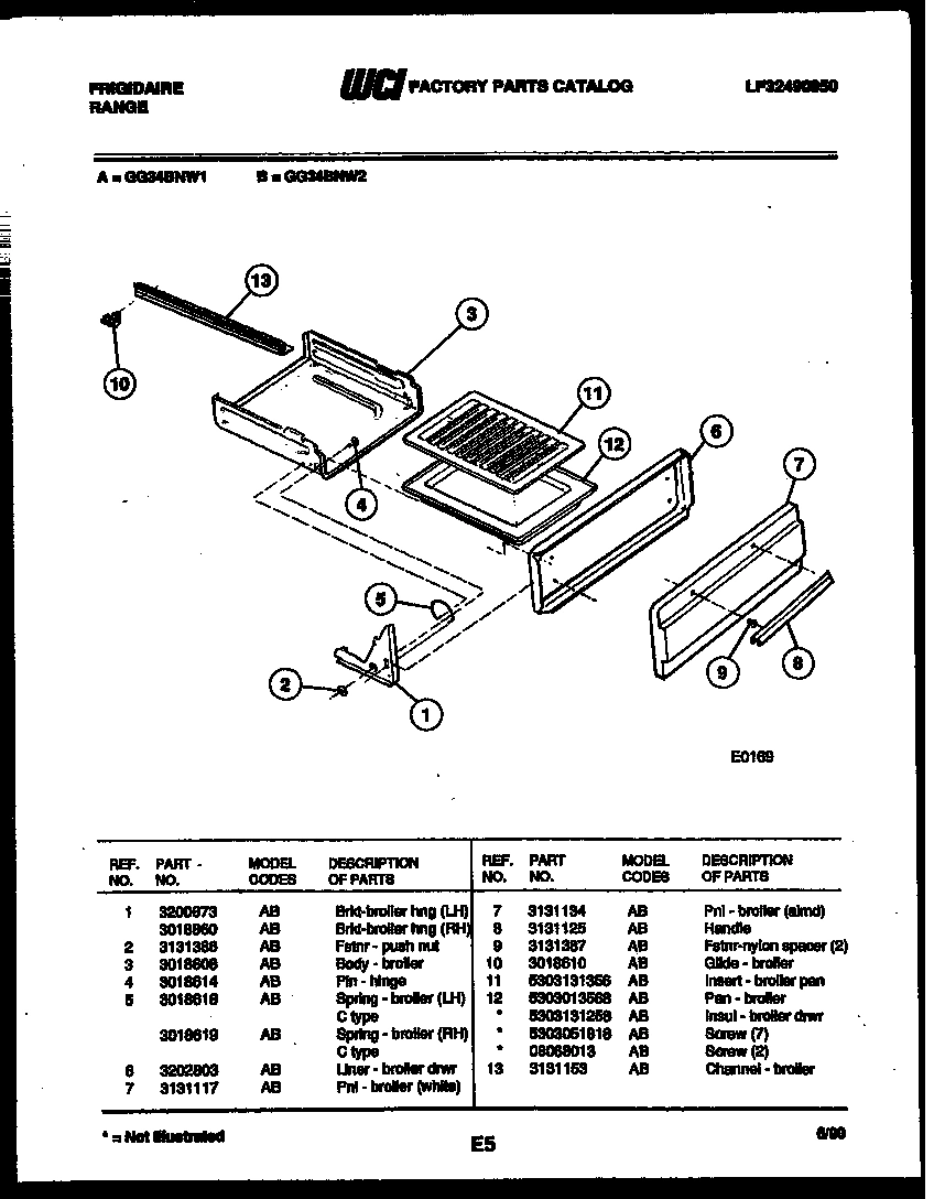 04 - BROILER DRAWER PARTS