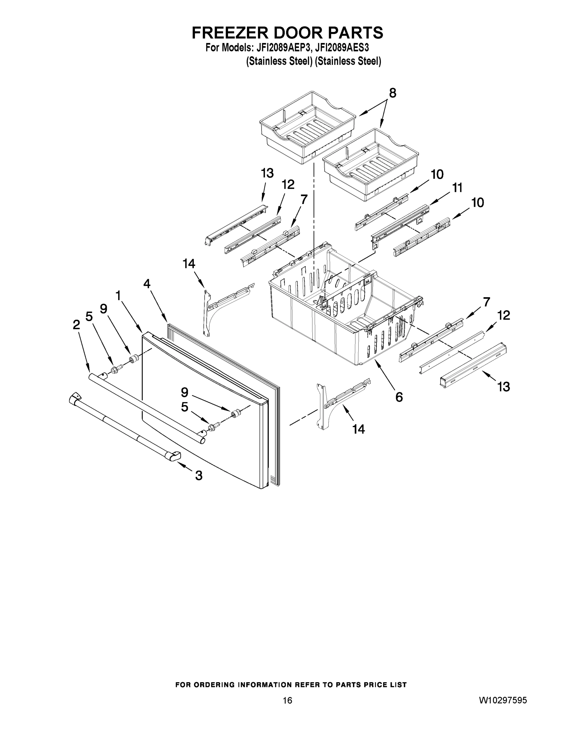 09 - FREEZER DOOR PARTS