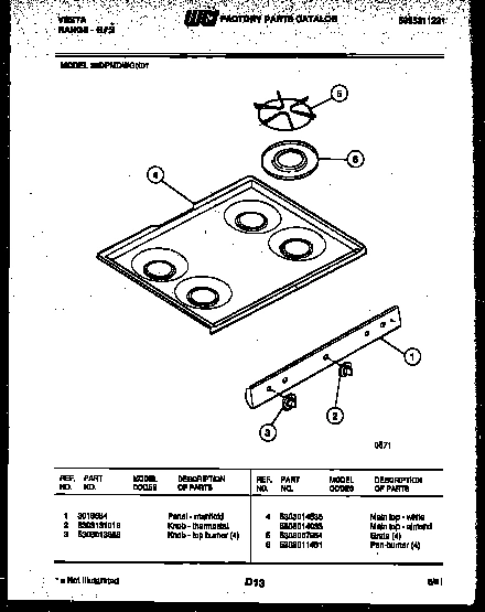 03 - COOKTOP PARTS