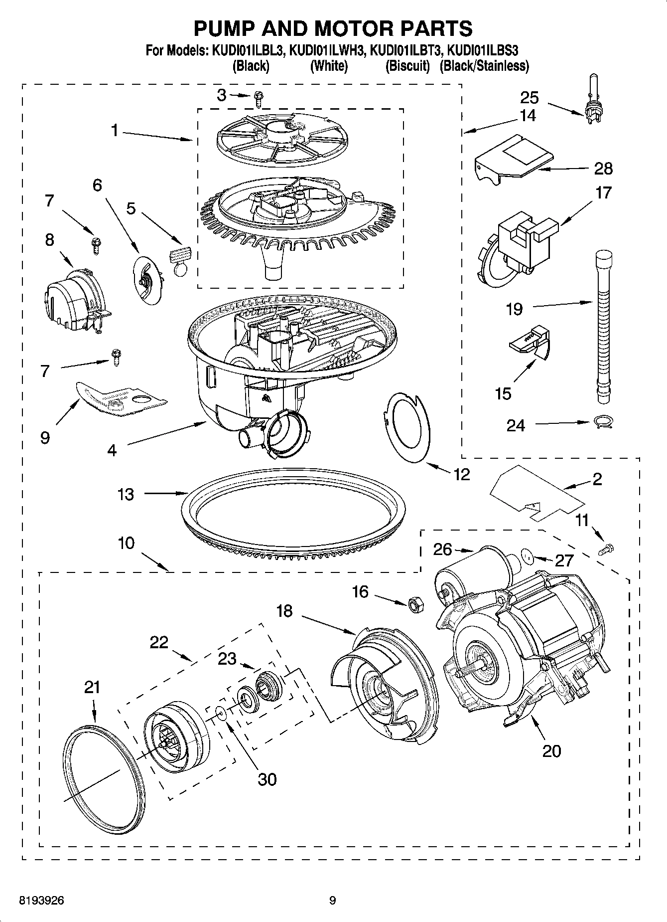 08 - PUMP AND MOTOR PARTS