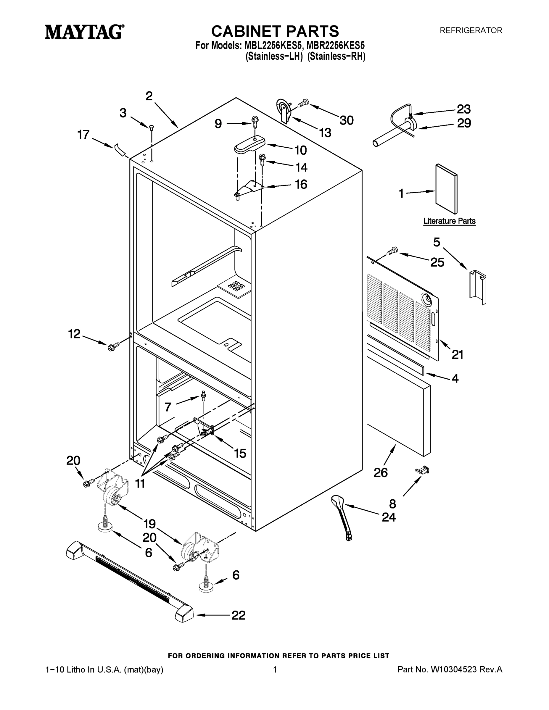 02 - CABINET PARTS