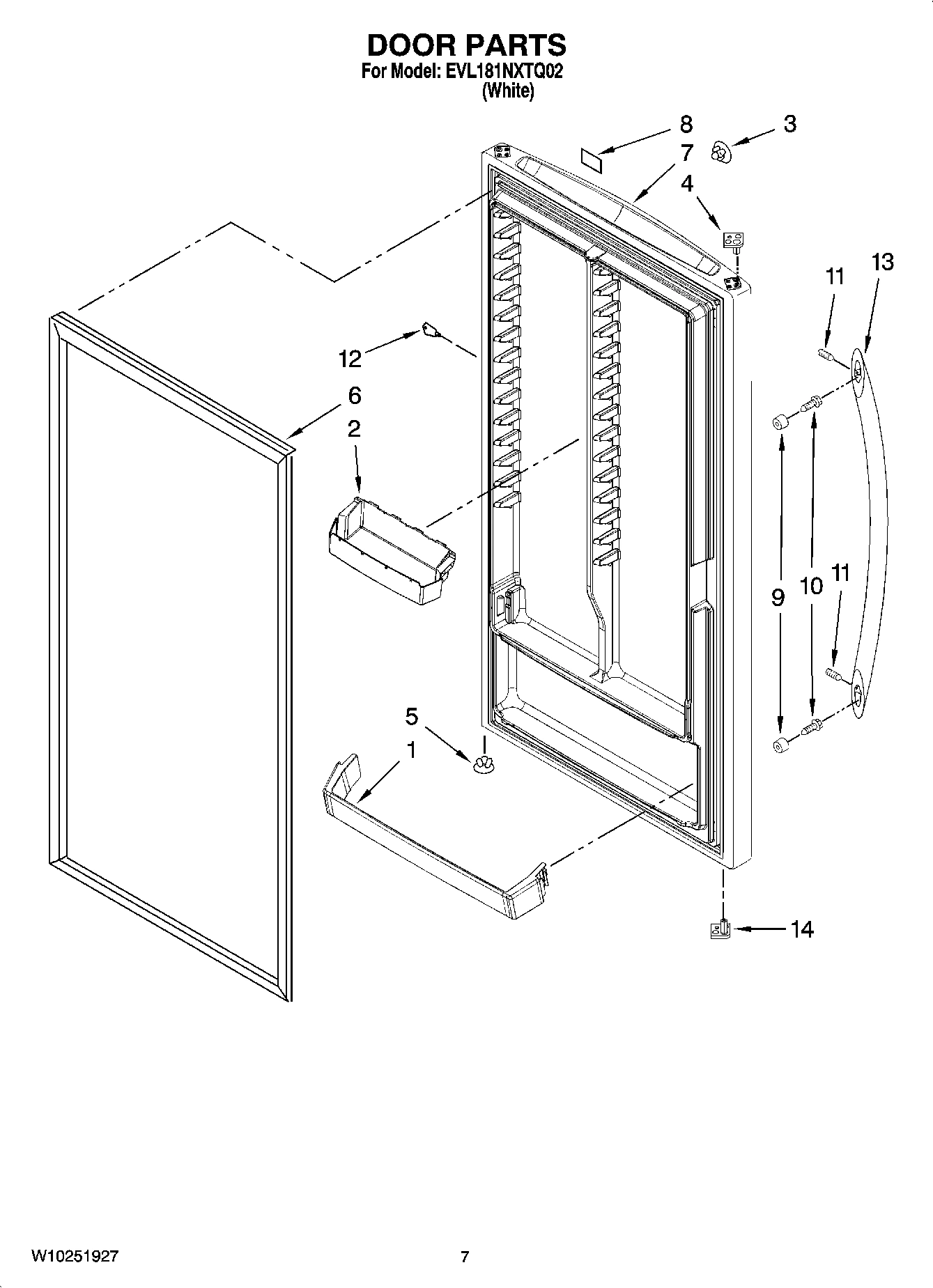 04 - DOOR PARTS, OPTIONAL PARTS (NOT INCLUDED)