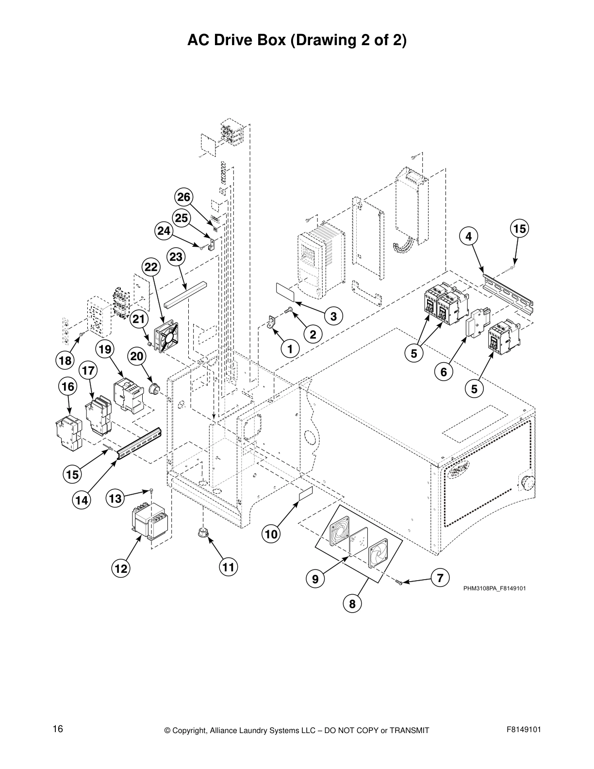 AC Drive Box (Drawing 2 of 2)