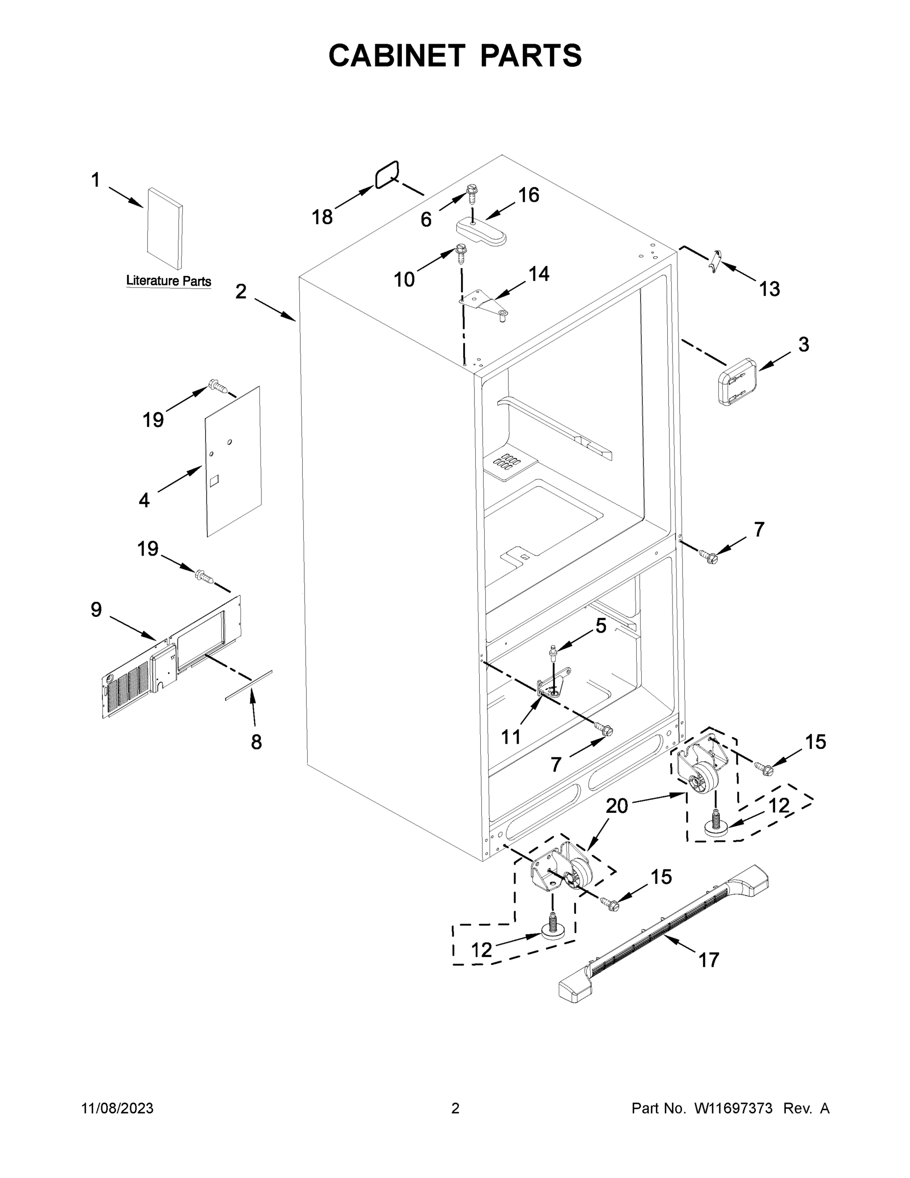 02 - CABINET PARTS