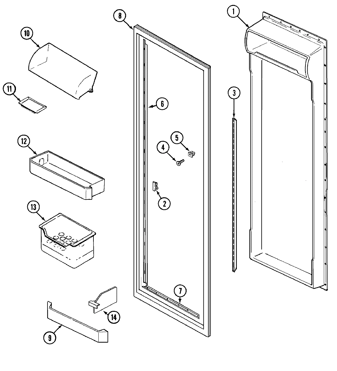 05 - FRESH FOOD INNER DOOR
