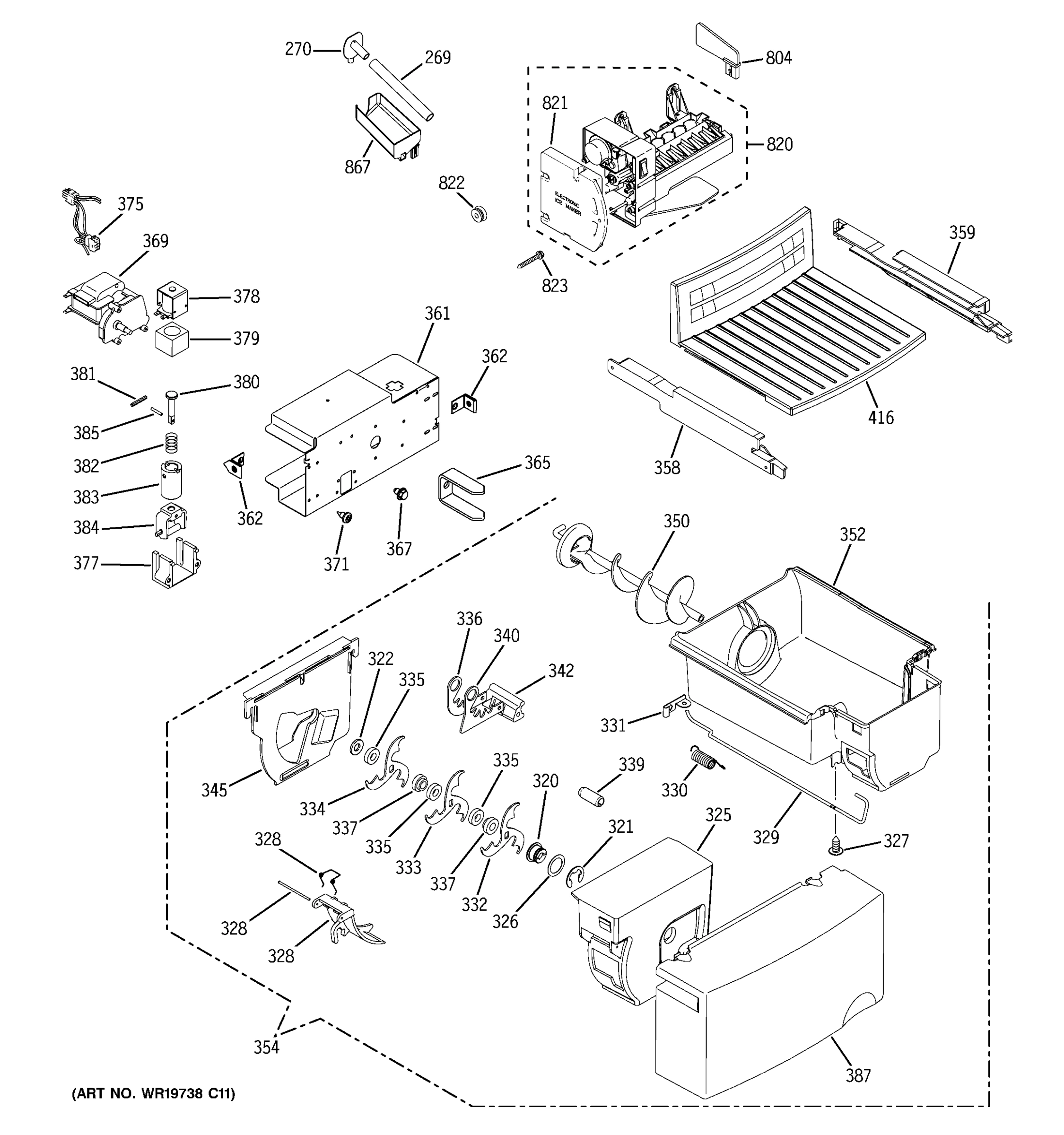 ICE MAKER & DISPENSER