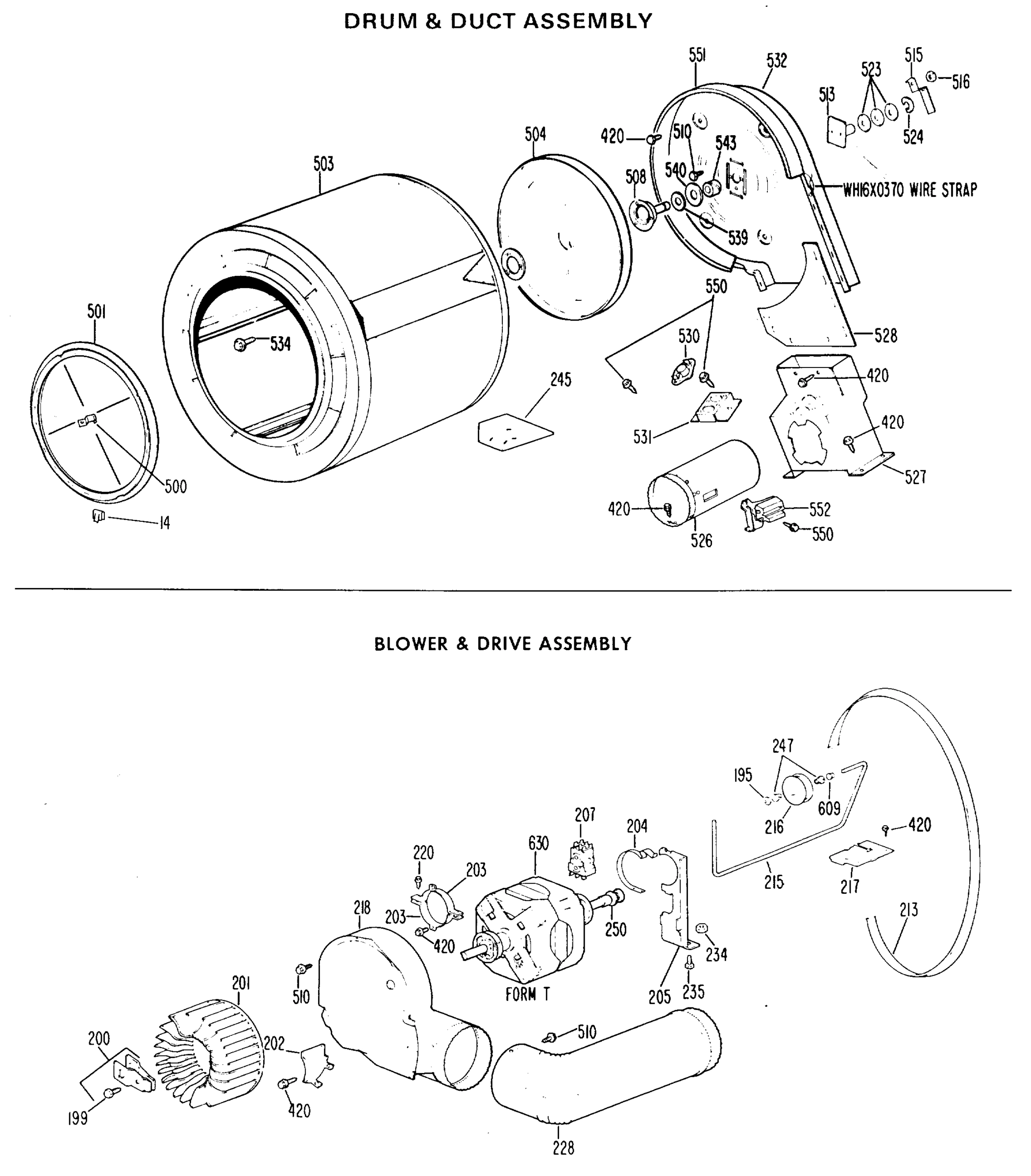 DRUM & DUCT ASSEMBLY