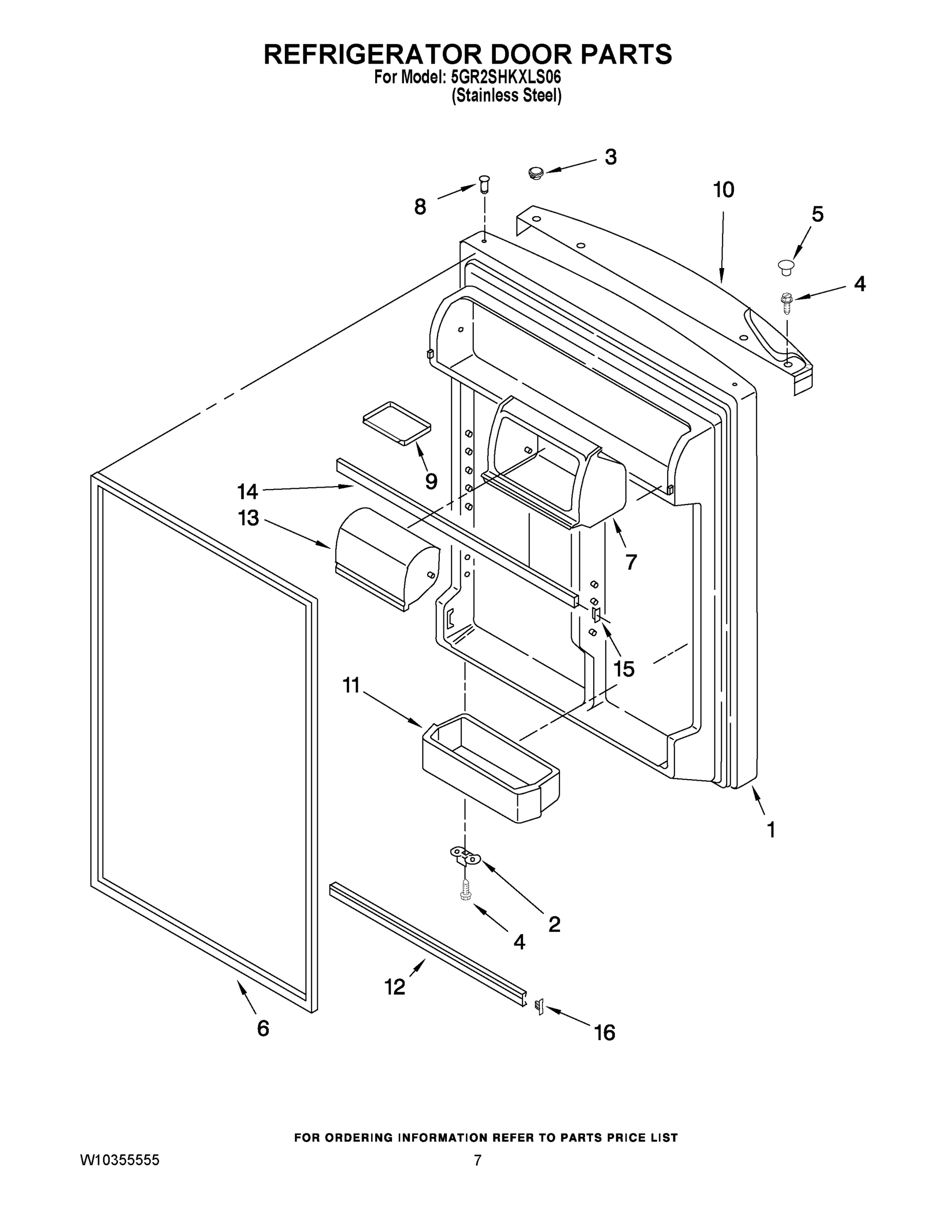 04 - REFRIGERATOR DOOR PARTS