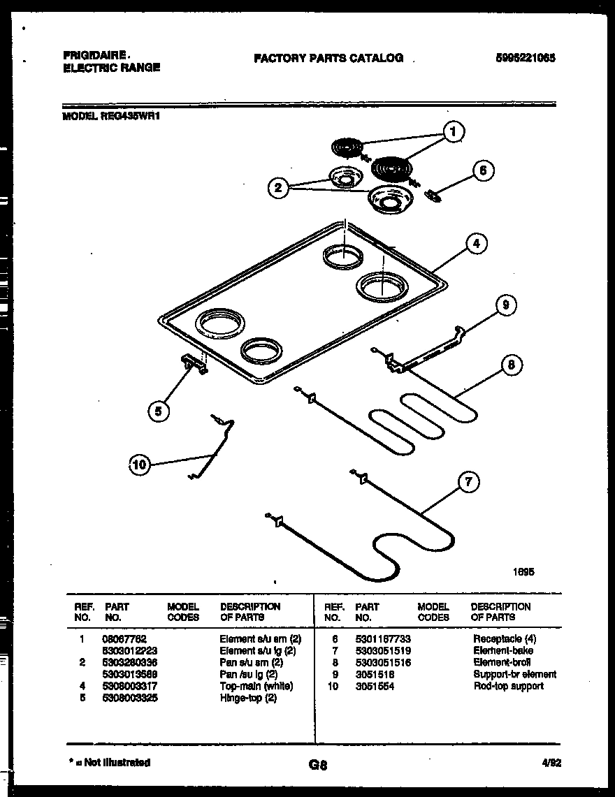03 - COOKTOP AND BROILER PARTS