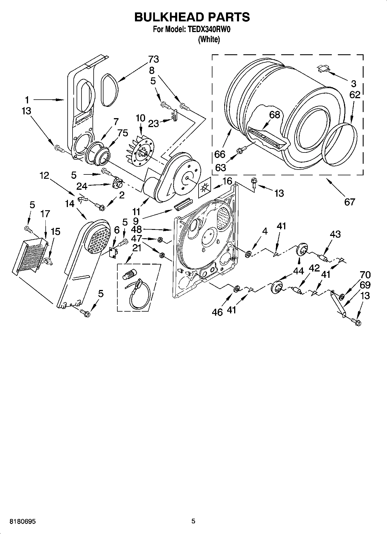 03 - BULKHEAD PARTS, OPTIONAL PARTS (NOT INCLUDED)