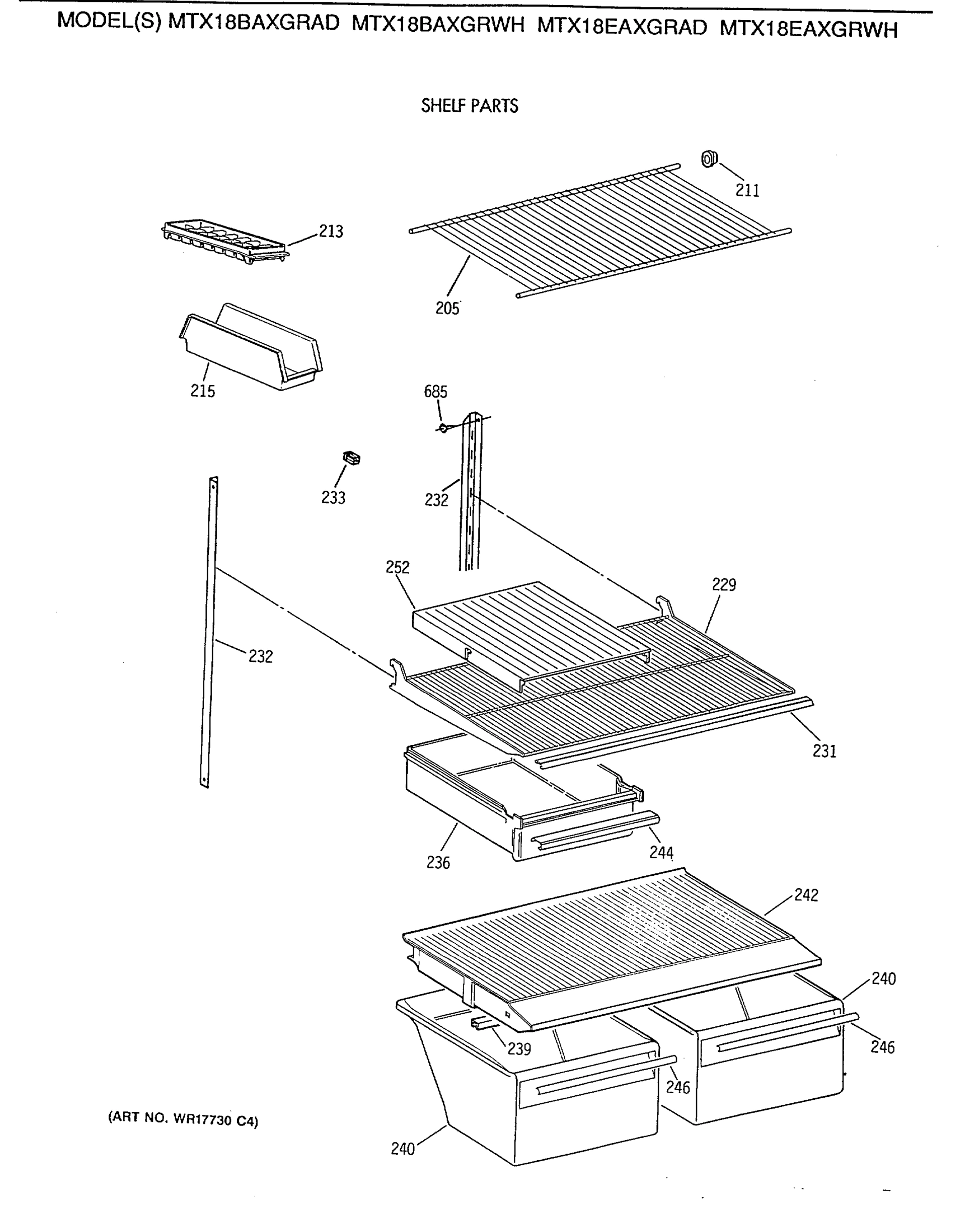 SHELF PARTS