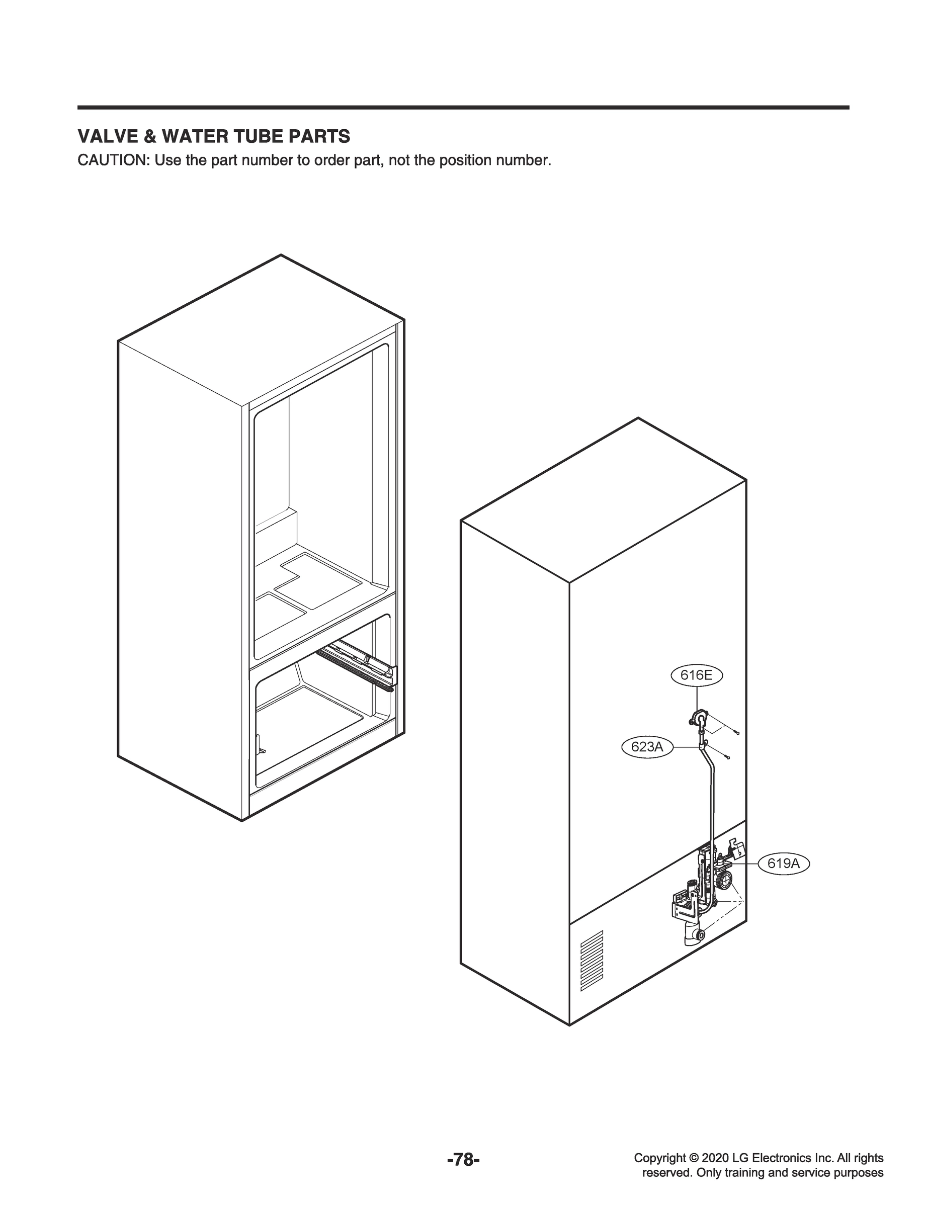 VALVE & WATER TUBE PARTS