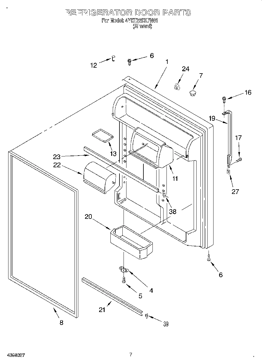 04 - REFRIGERATOR DOOR