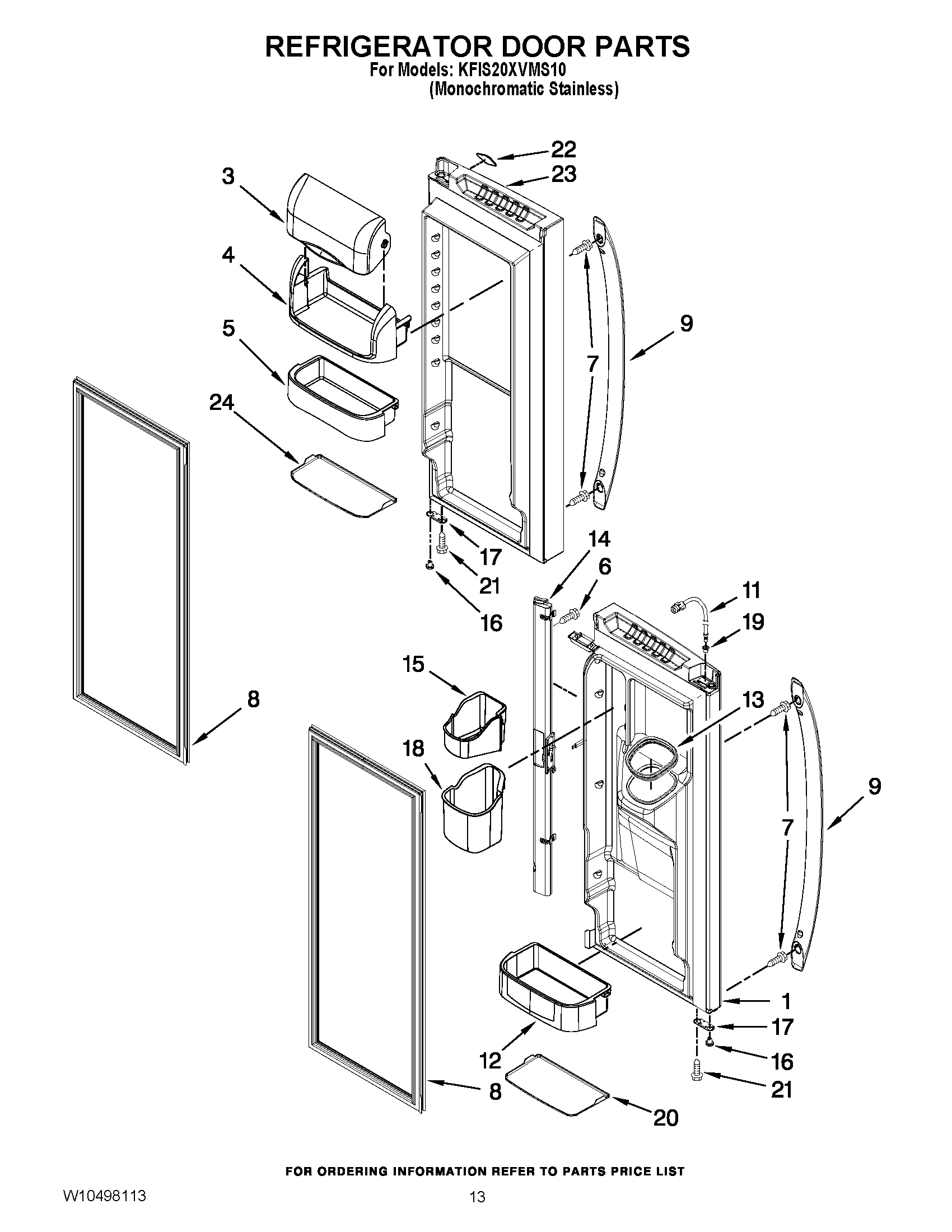 07 - REFRIGERATOR DOOR PARTS