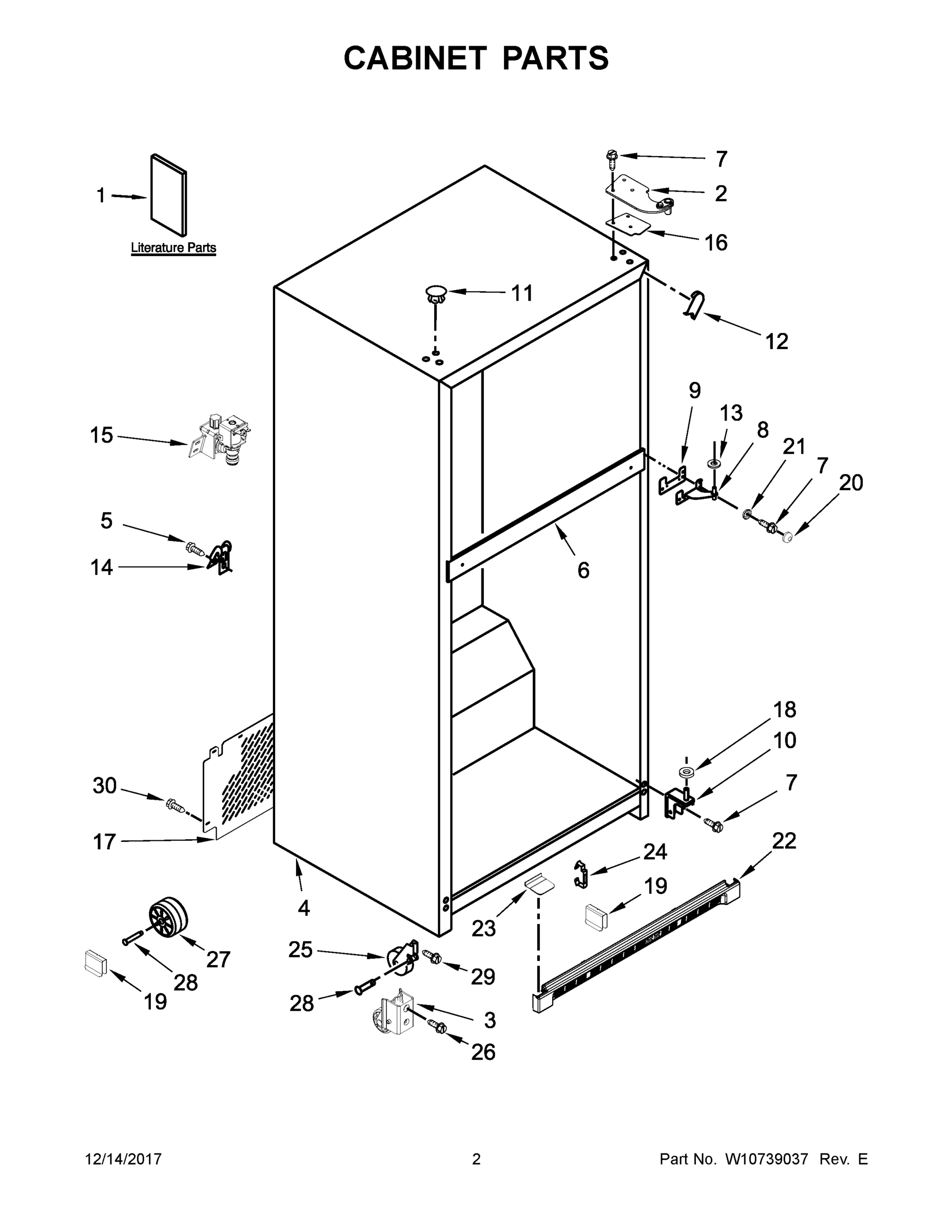 02 - CABINET PARTS