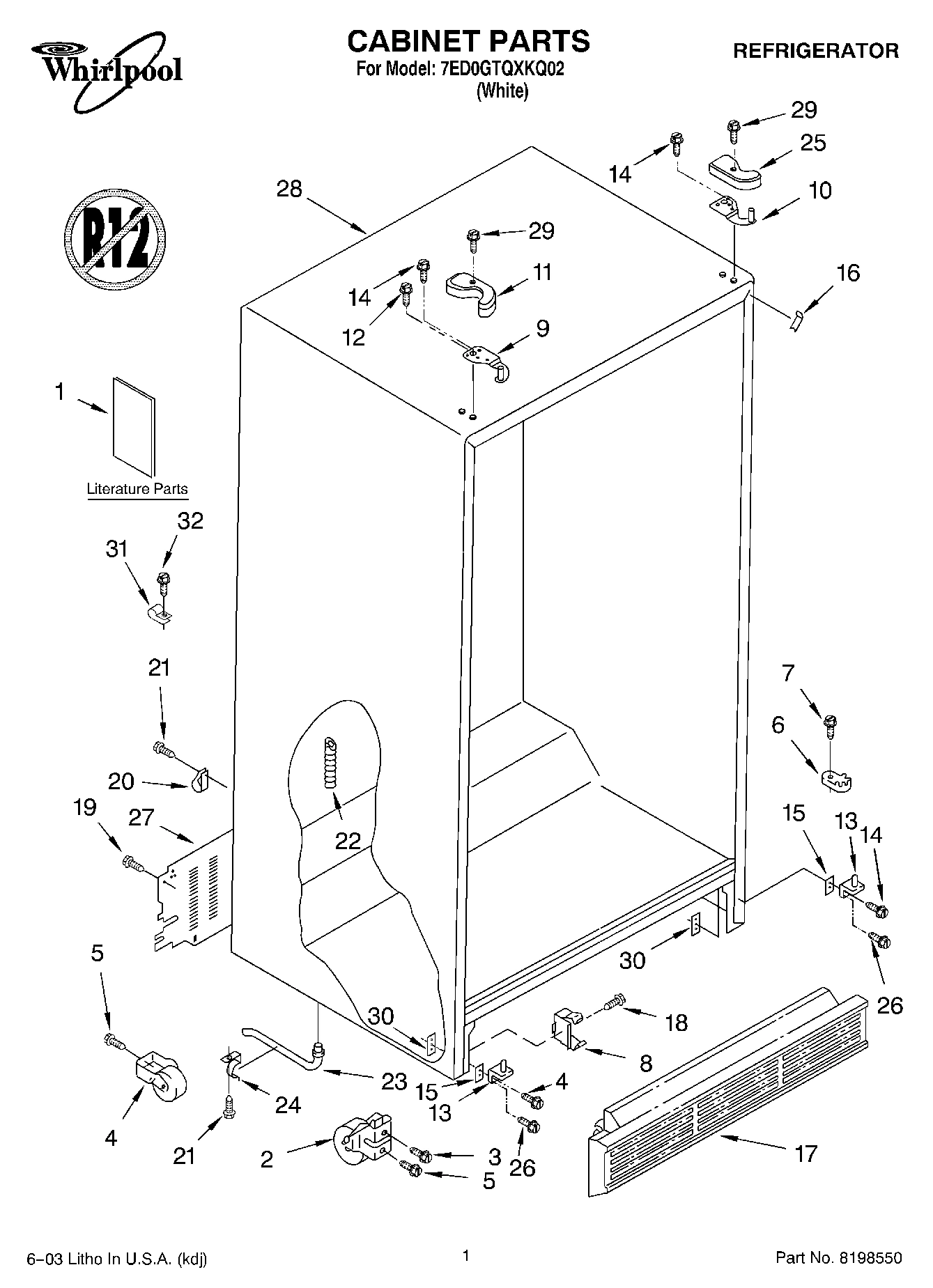 01 - CABINET PARTS
