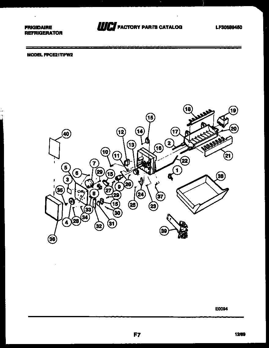 07 - ICE MAKER PARTS