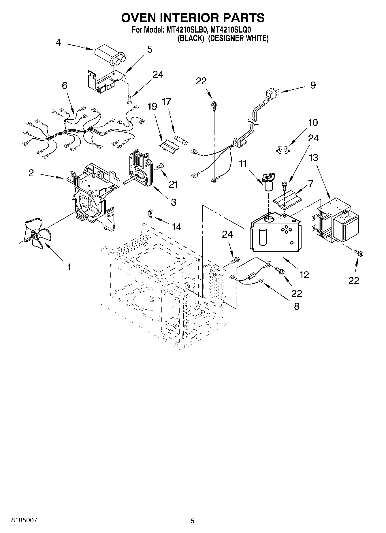 05 - OVEN INTERIOR PARTS