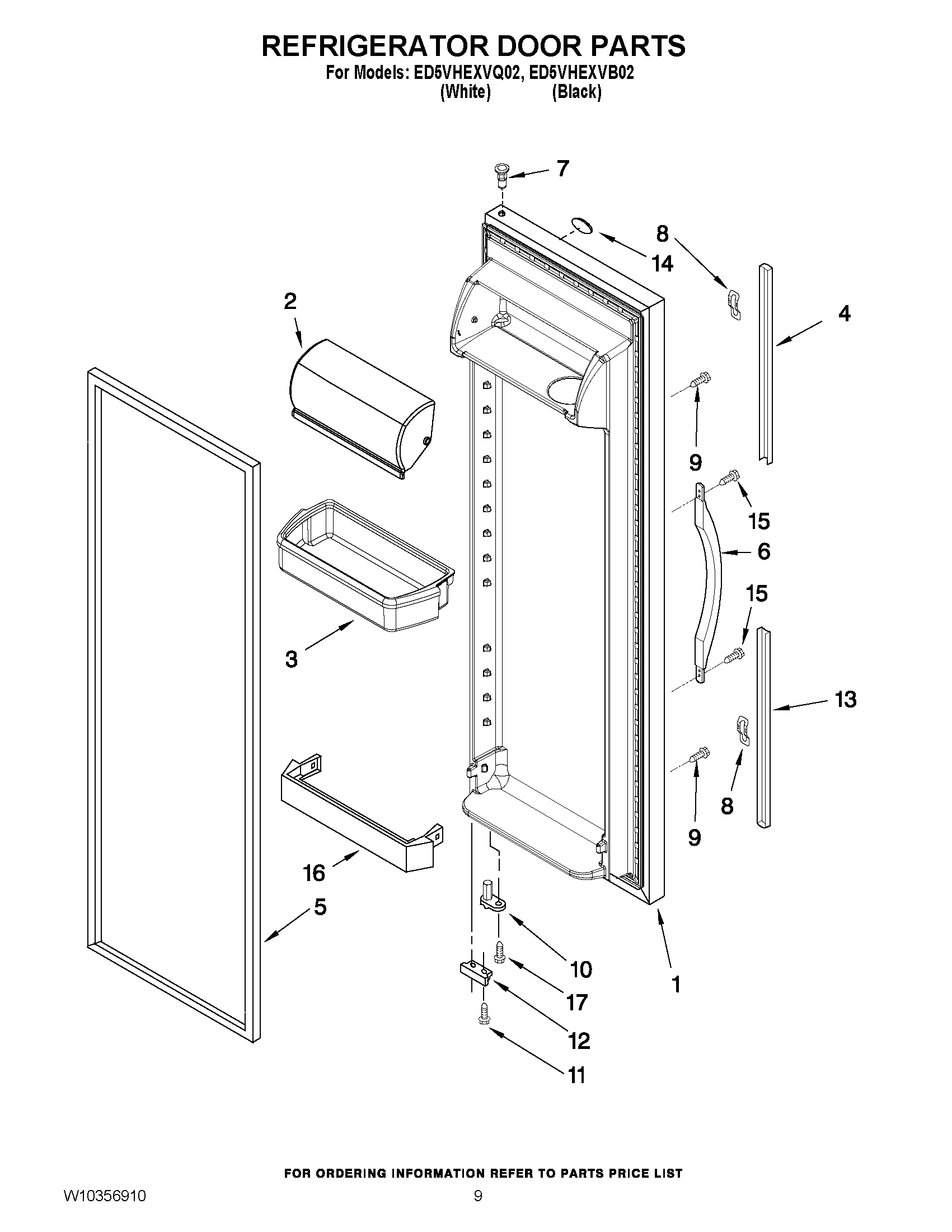 06 - REFRIGERATOR DOOR PARTS