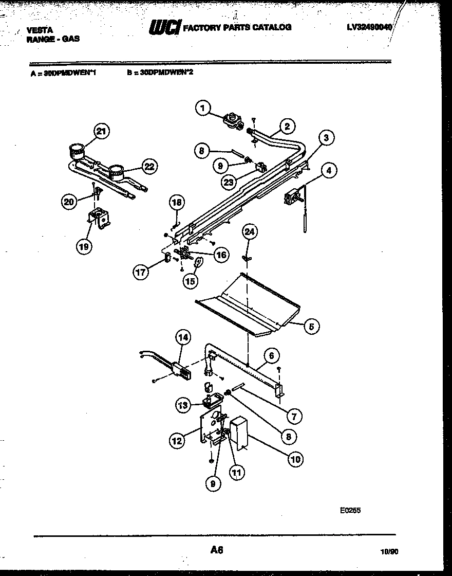 06 - BURNER, MANIFOLD AND GAS CONTROL