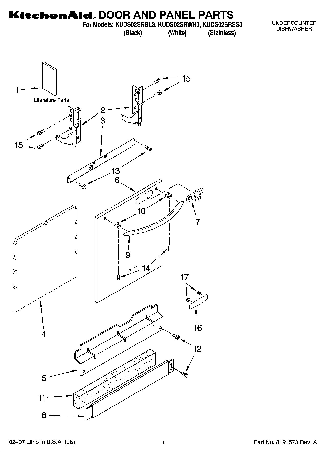 01 - DOOR AND PANEL PARTS