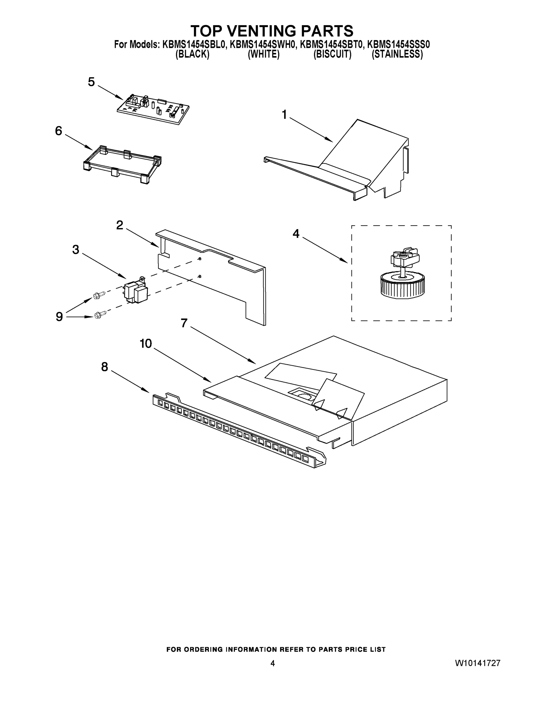 04 - TOP VENTING PARTS
