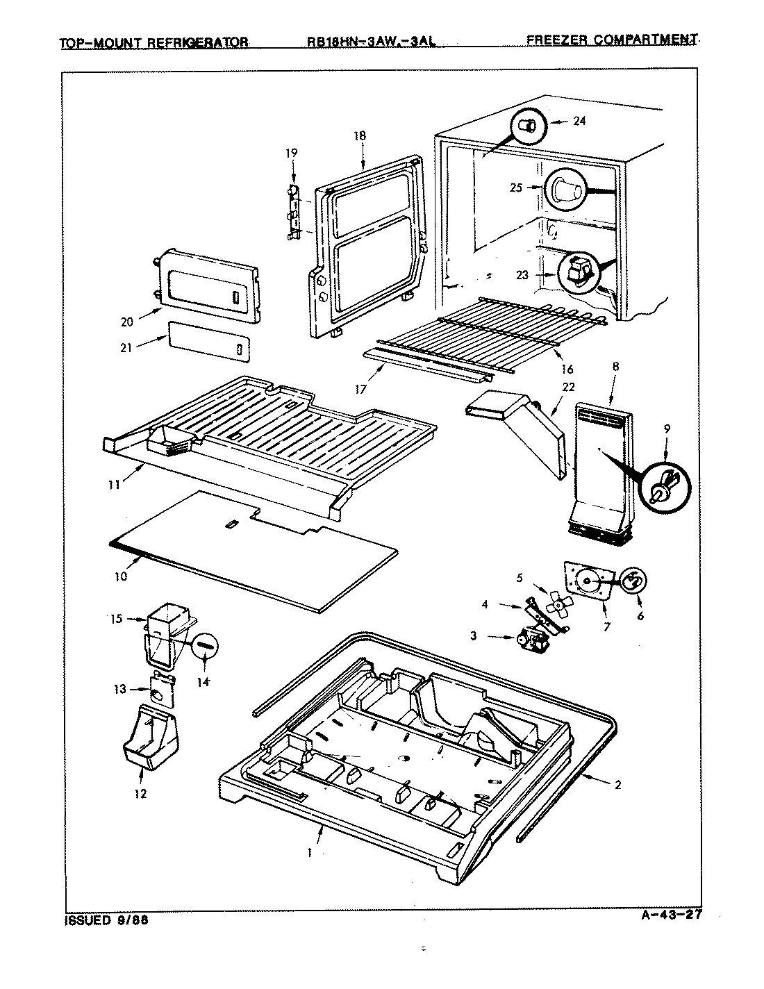 01 - FREEZER COMPARTMENT
