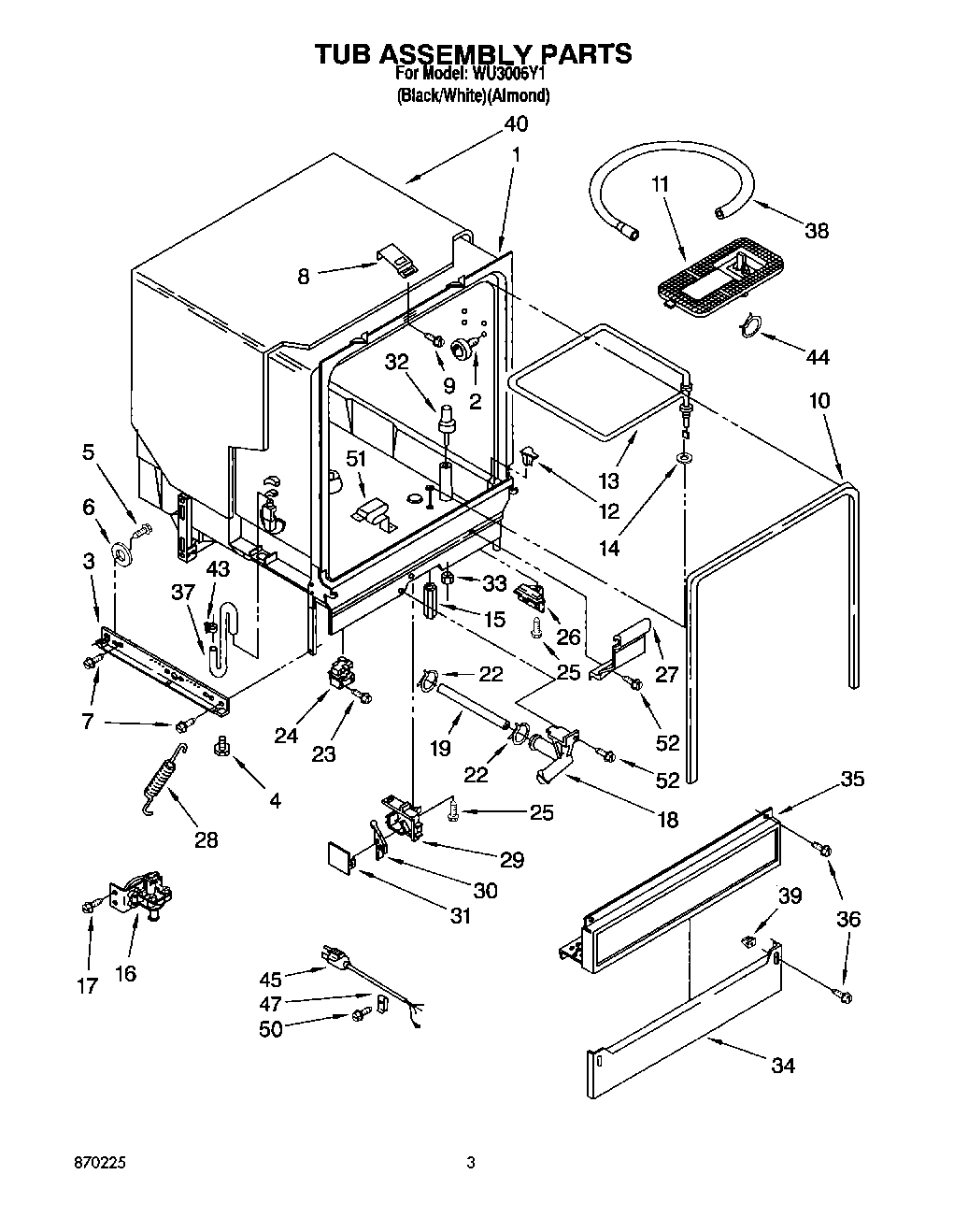 03 - TUB ASSEMBLY