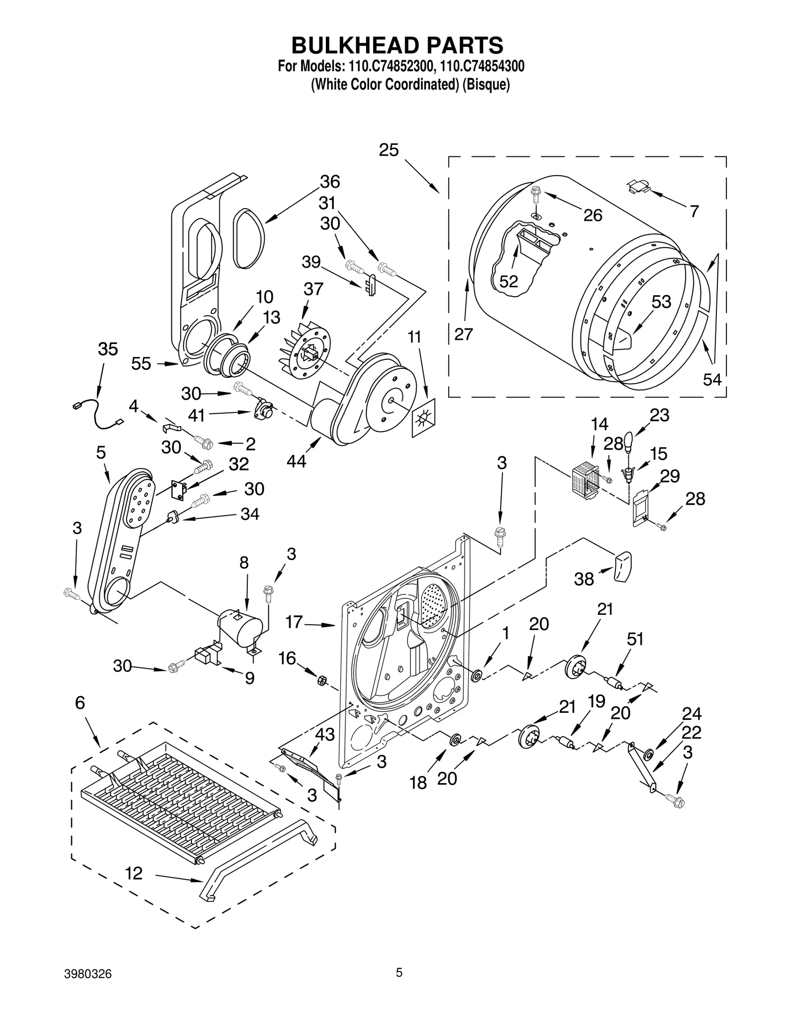 BULKHEAD PARTS