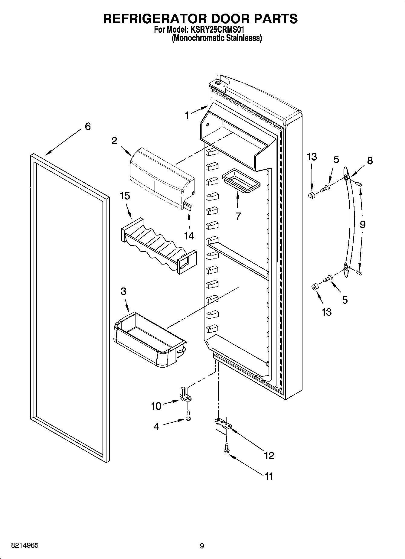 06 - REFRIGERATOR DOOR PARTS