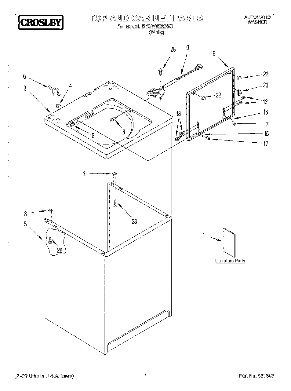 01 - TOP AND CABINET, LITERATURE